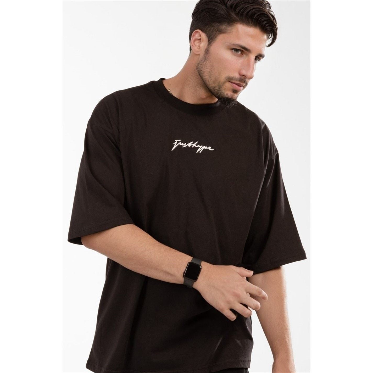 Hype Regular Fit Lettering Crew Neck T-Shirt
