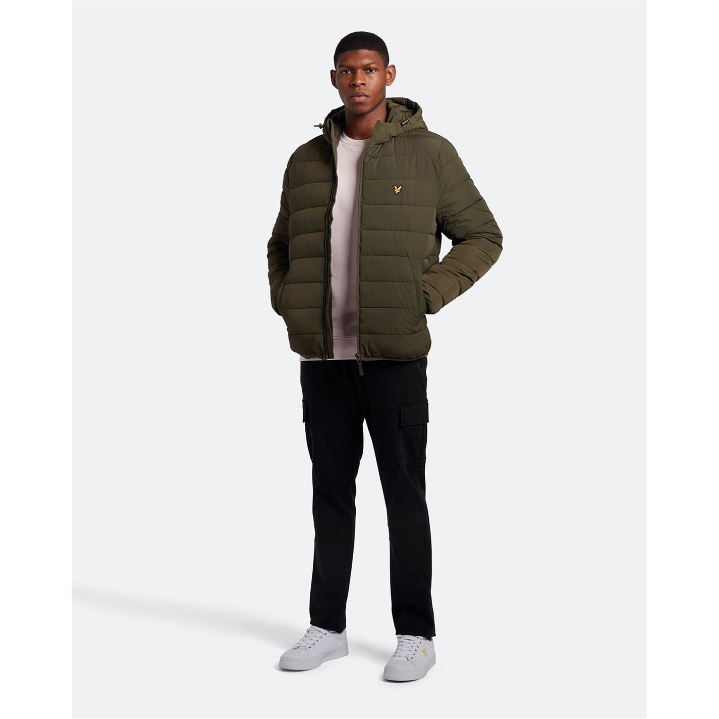 Lyle and Scott Lw Hooded Relaxed Fit Puffer Jacket