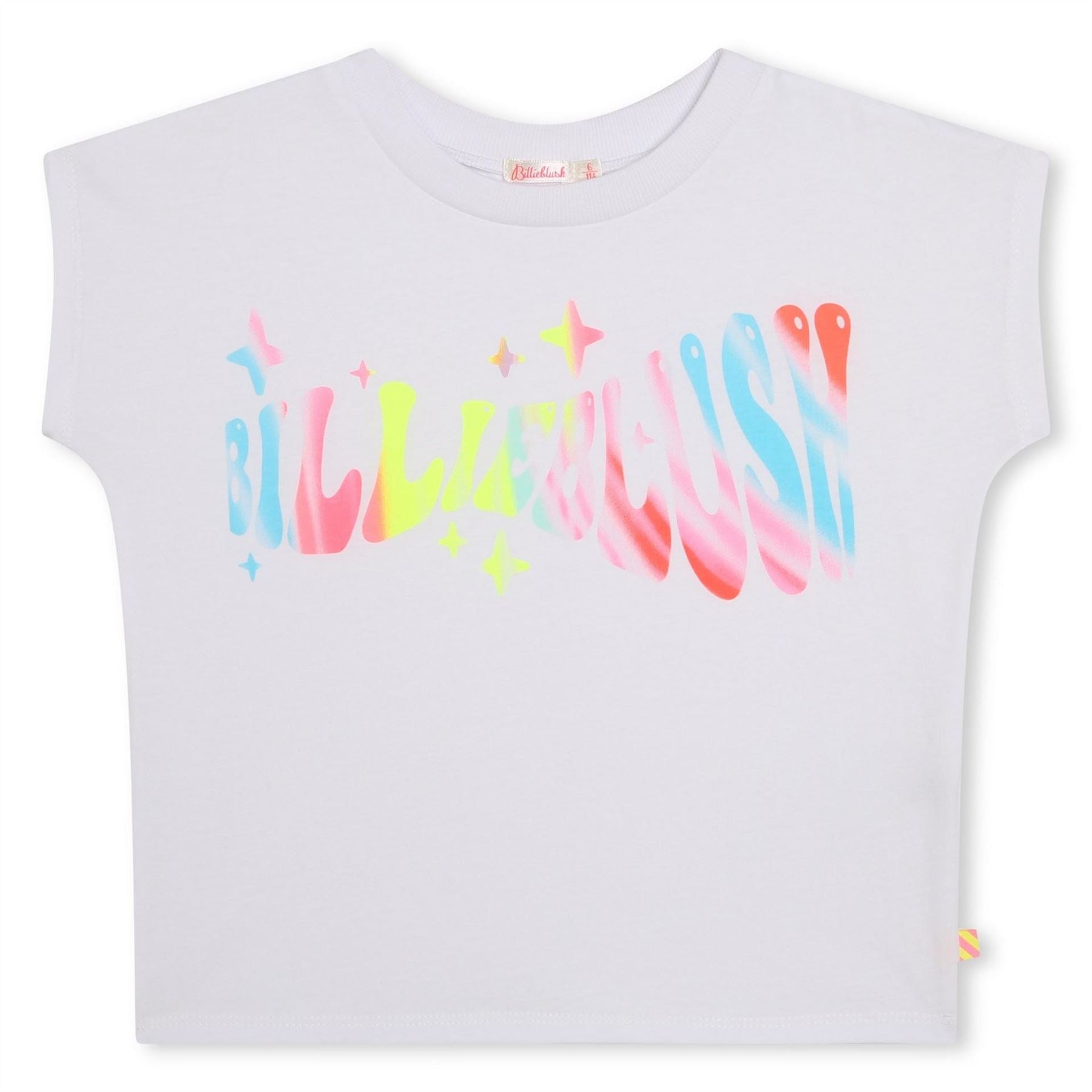 Billieblush Lettering Crew Neck Regular Fit T-Shirt