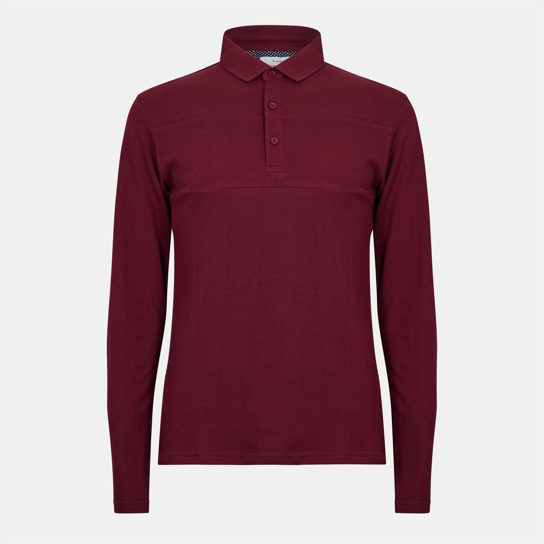 Peter Werth W Noaks Collared Neck Long Sleeve Polo Shirt
