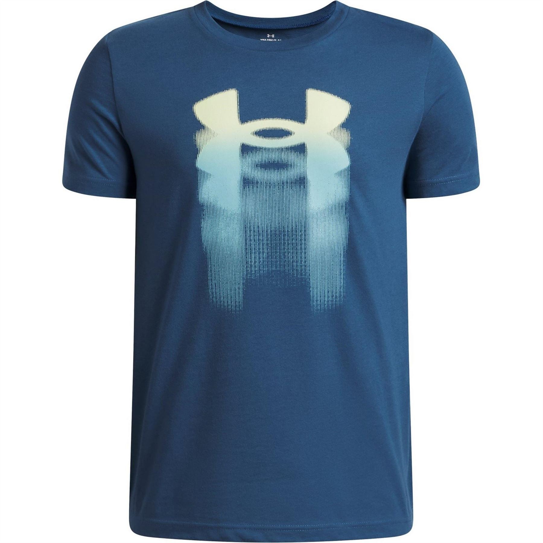 Under Armour Logo Blur Boys Short Sleeve