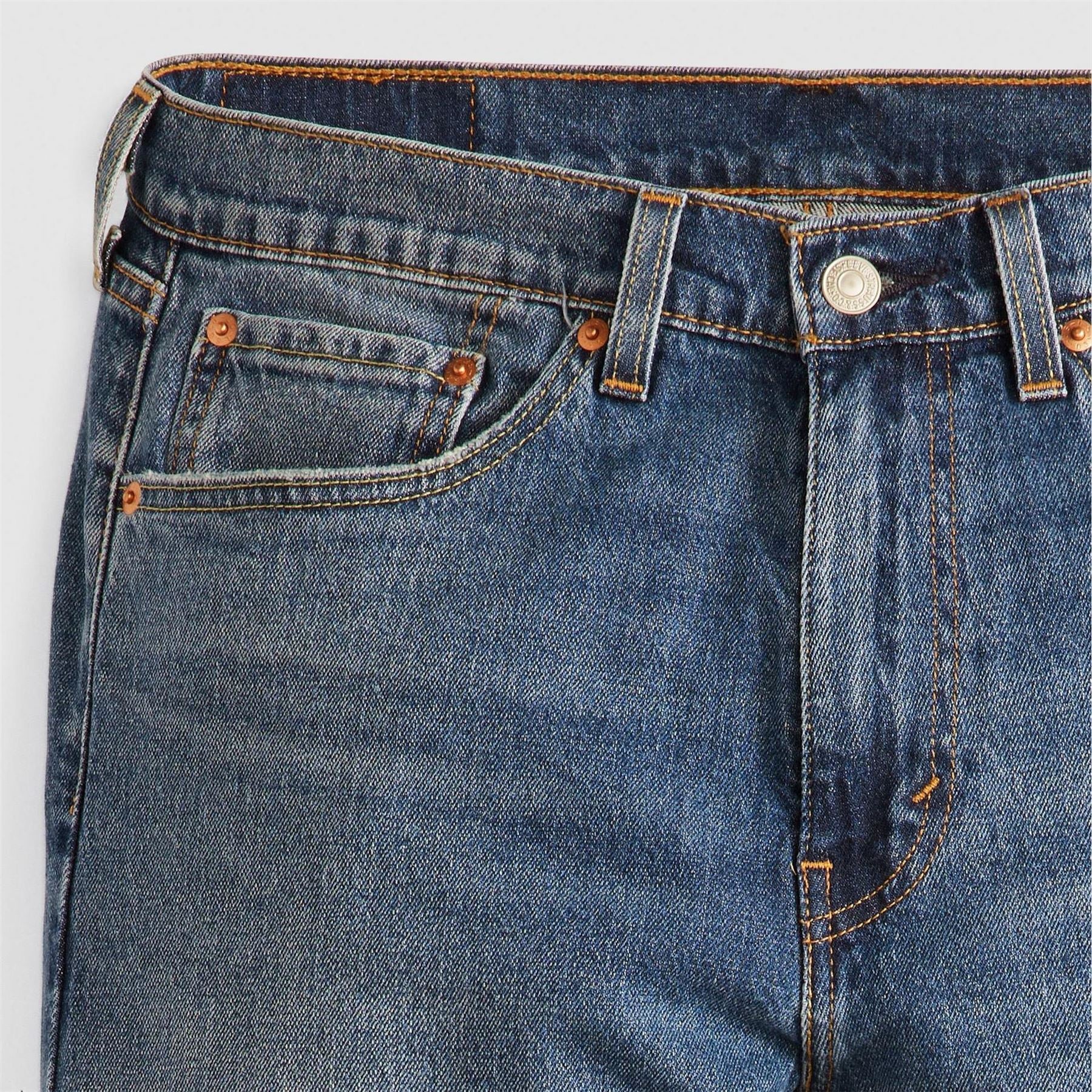 Levis 505 Blue Hour Regular Straight Leg Jeans