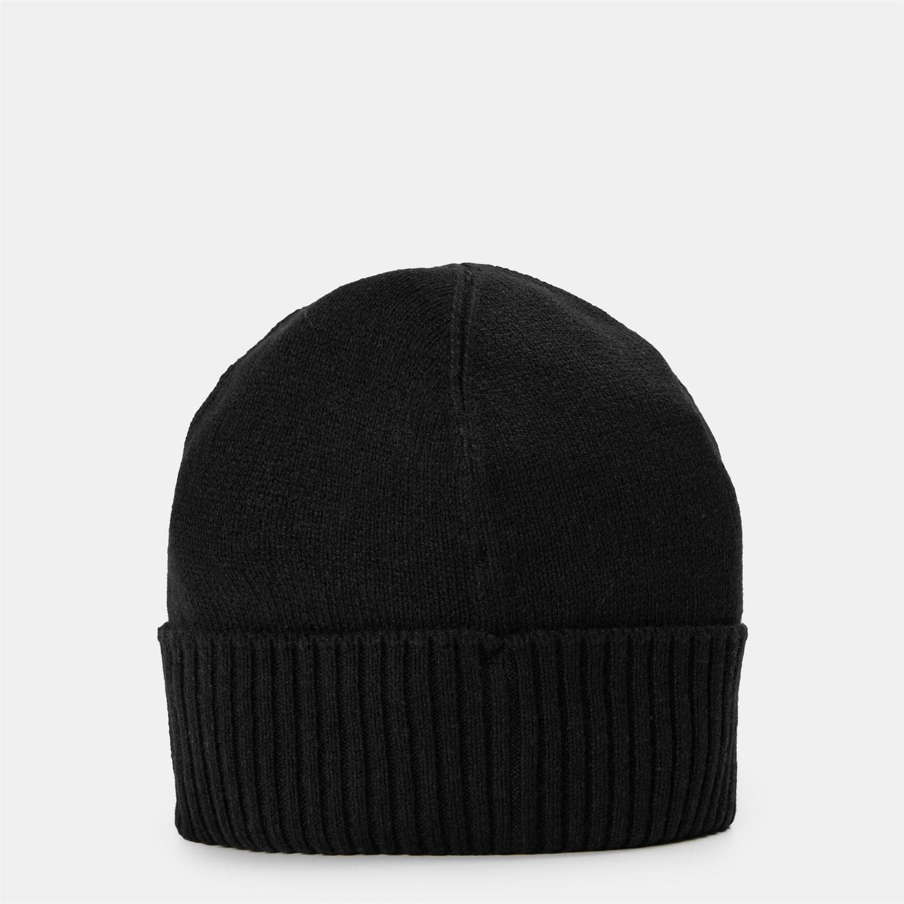 Boss Ribbed Patterned Akaio Beanie with Bold Logo
