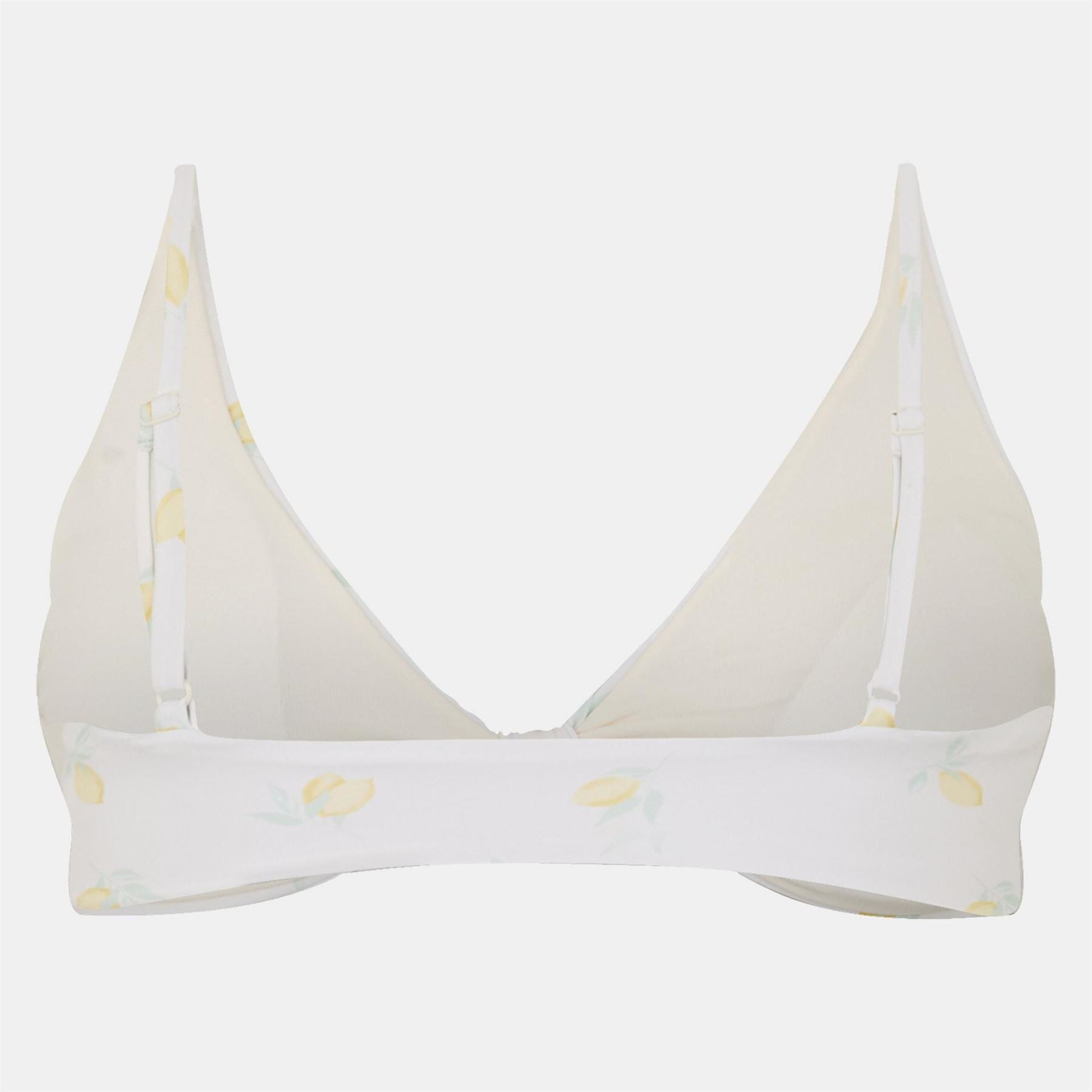 Jack Wills Knot Front Bikini Top Fruit Patterned