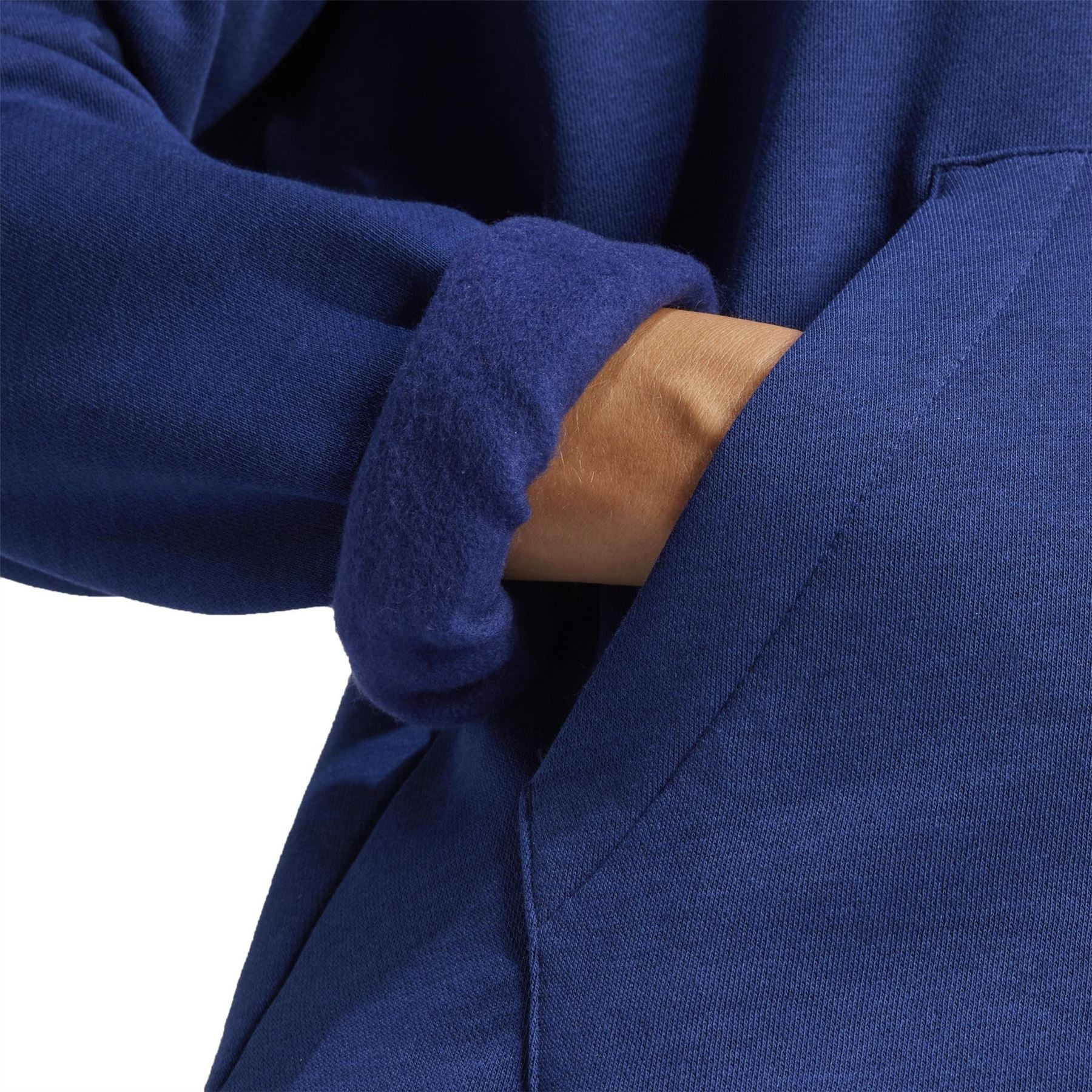 adidas Womens Essentials Linear Fleece Hoodie