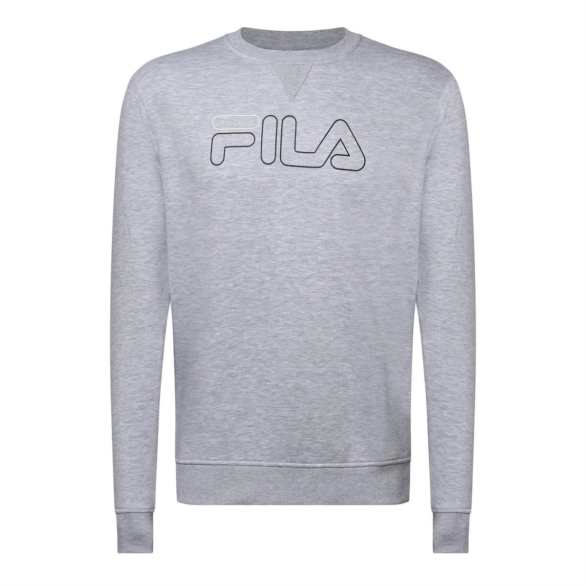 Fila Jude Crew Neck Ribbed Collar Long Sleeve Sweatshirt