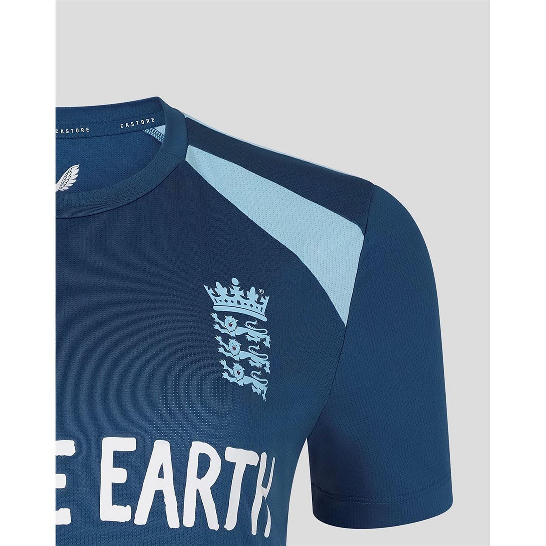 Castore 26 27 England Cricket Short Sleeve Performance T Shirt