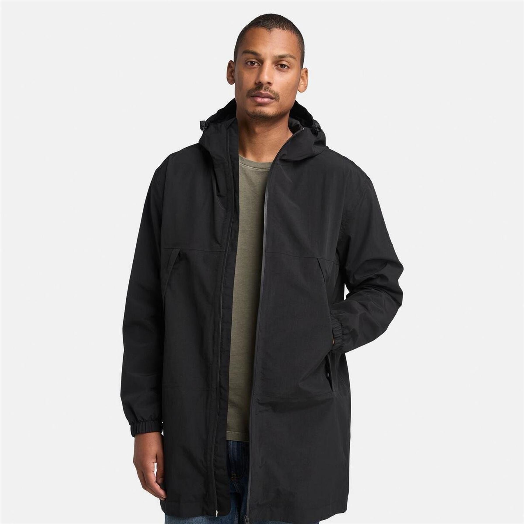 Timberland Winnick Hooded Solid Patterned Parka Coat