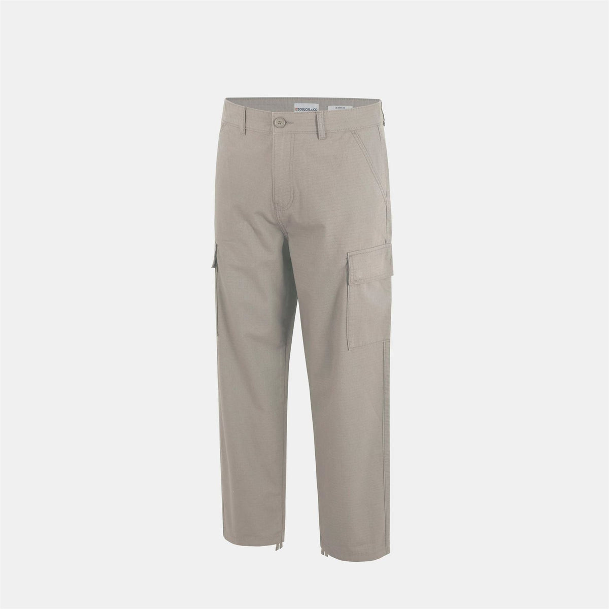 SoulCal Rip Solid Patterned Straight Cargo Trousers