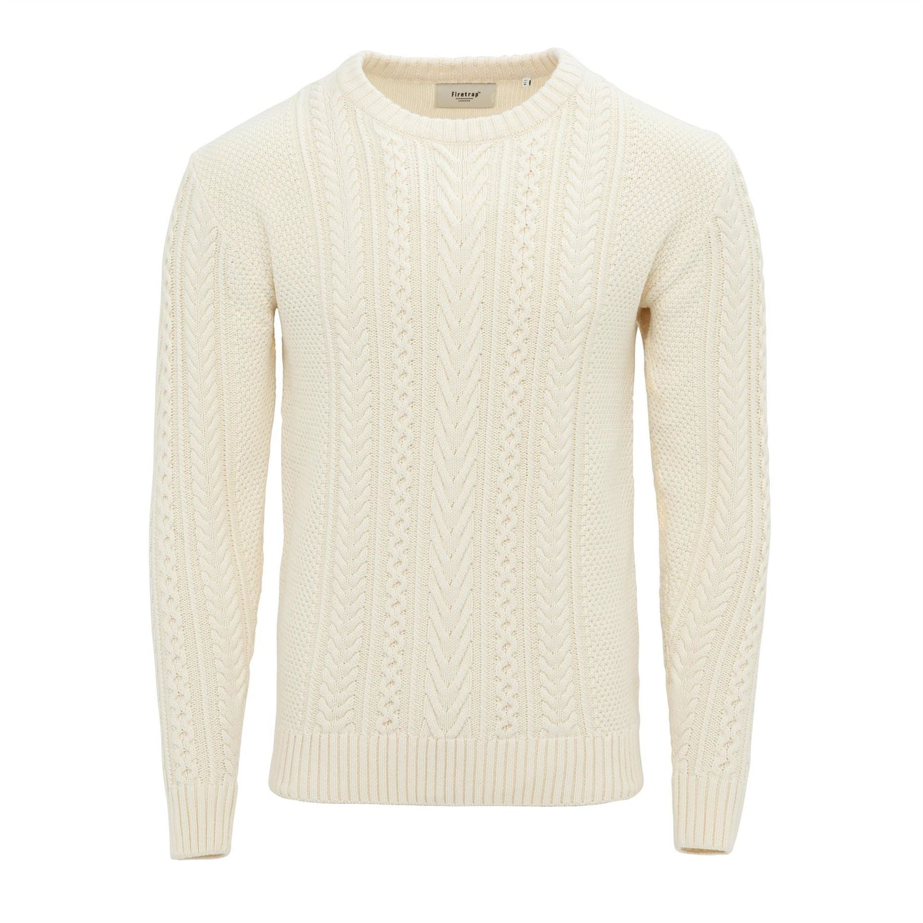 Firetrap Mens Cable Knit Jumper