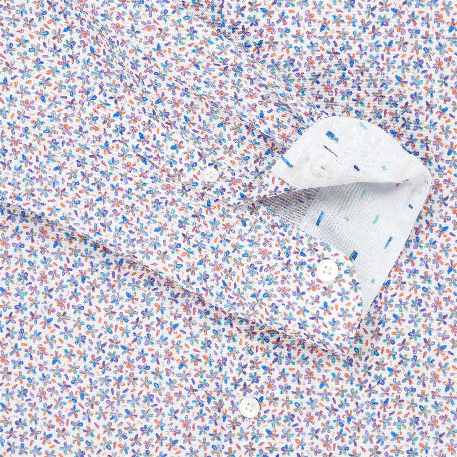 PS Paul Smith Floral Collared Neck Long Sleeve Shirt