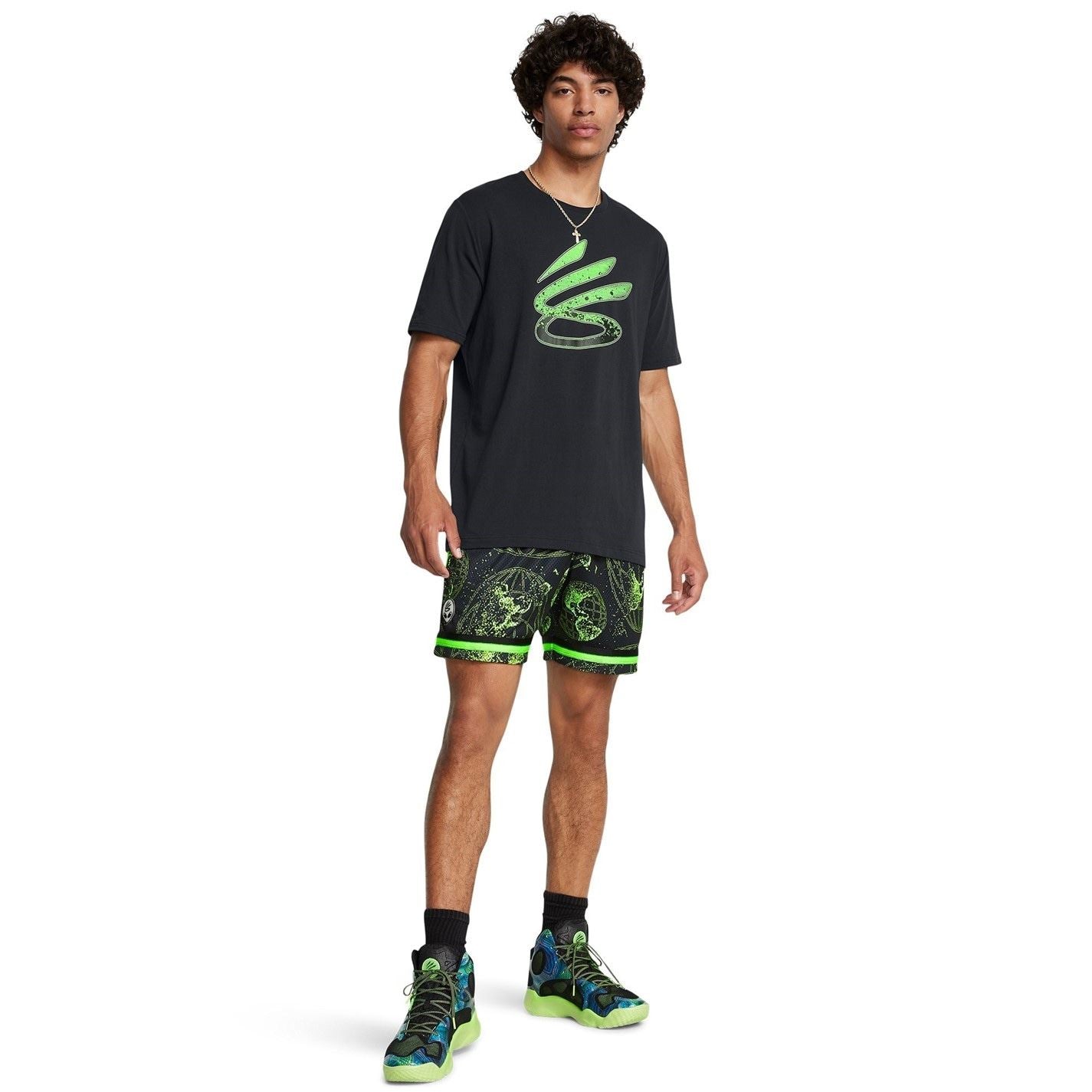 Under Armour Mens Curry Logo Trend T-Shirt