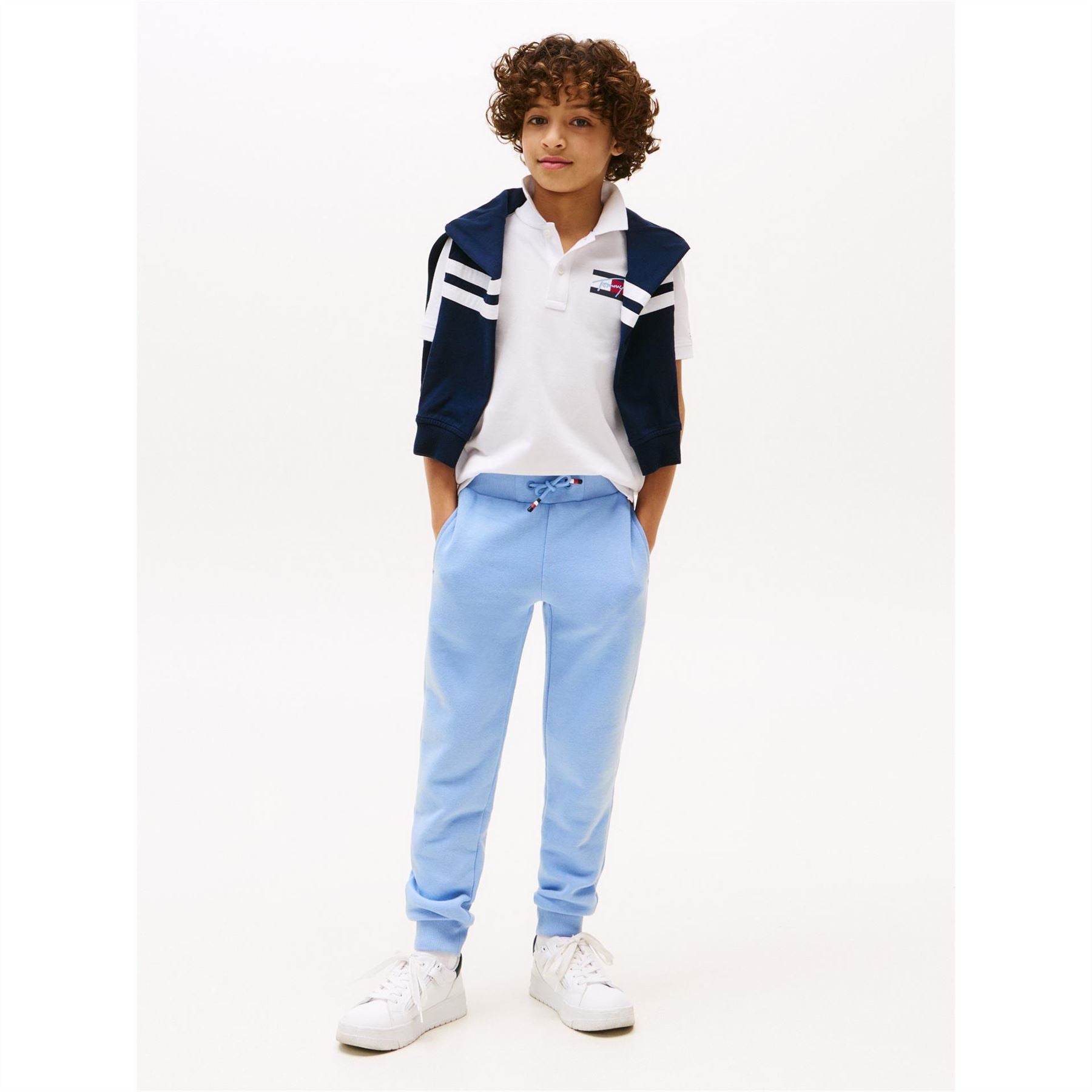 Tommy Hilfiger Script Solid Patterned Slim Joggers