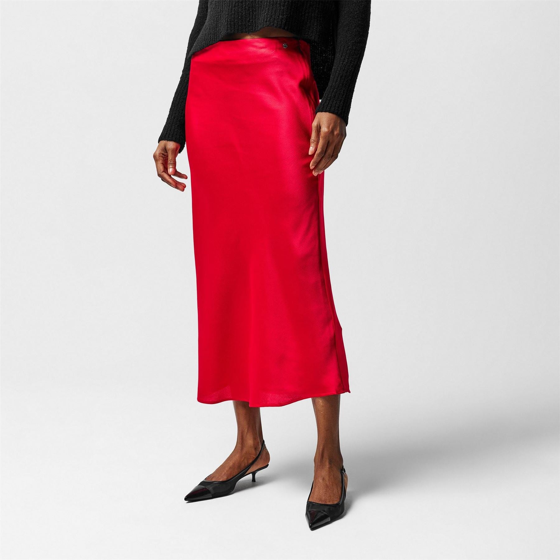 Boss C Visos Midi Slip Skirt