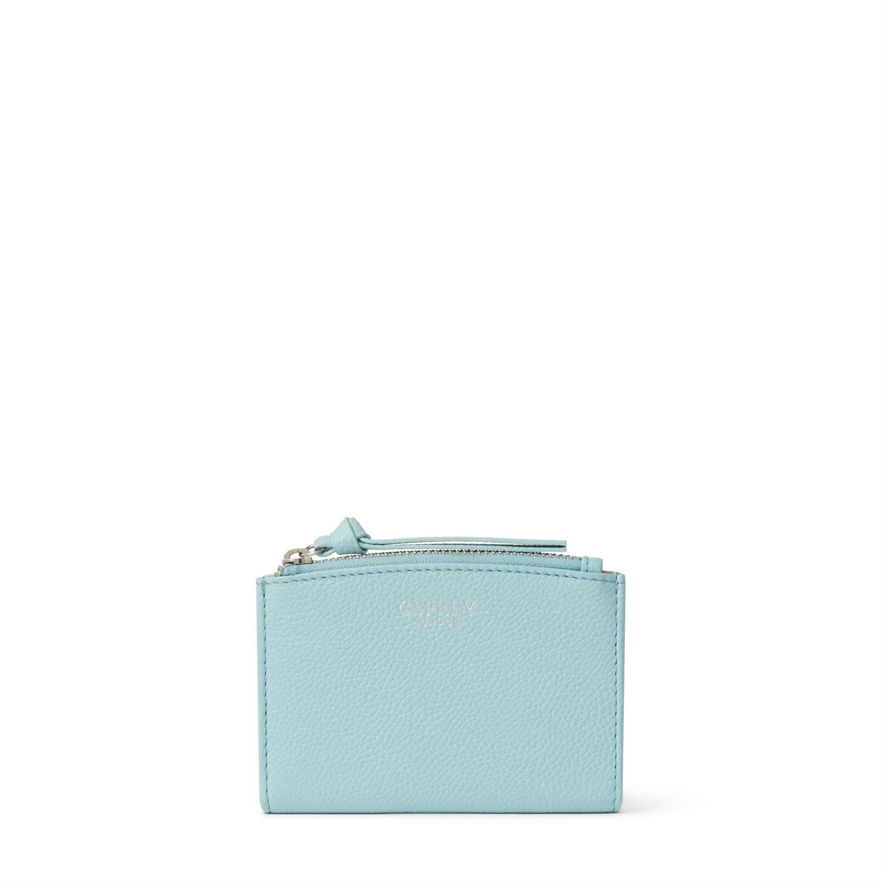 Osprey London London Molly Curved Bi Fold Leather Card Holder