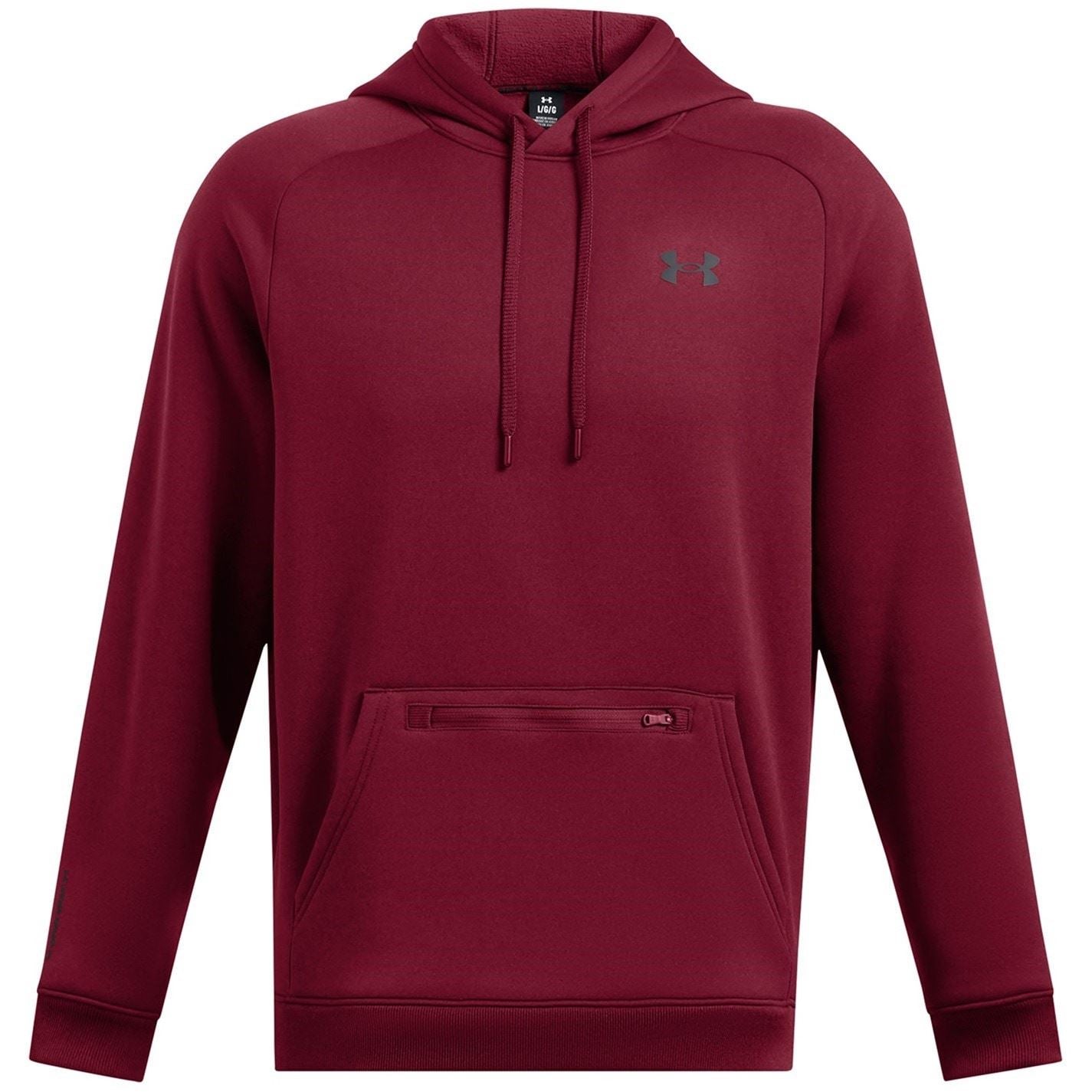 Under Armour Hooded Neck Raglan Sleeve Fleece Top