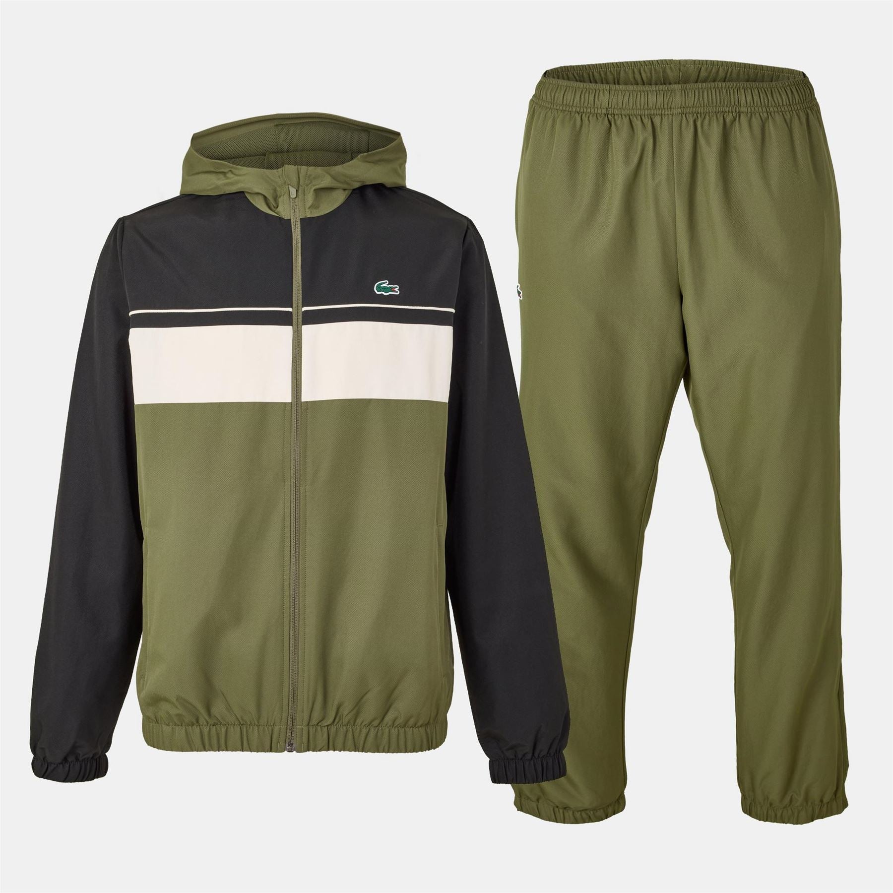 Lacoste Hooded Long Sleeve Track Full Tracksuit