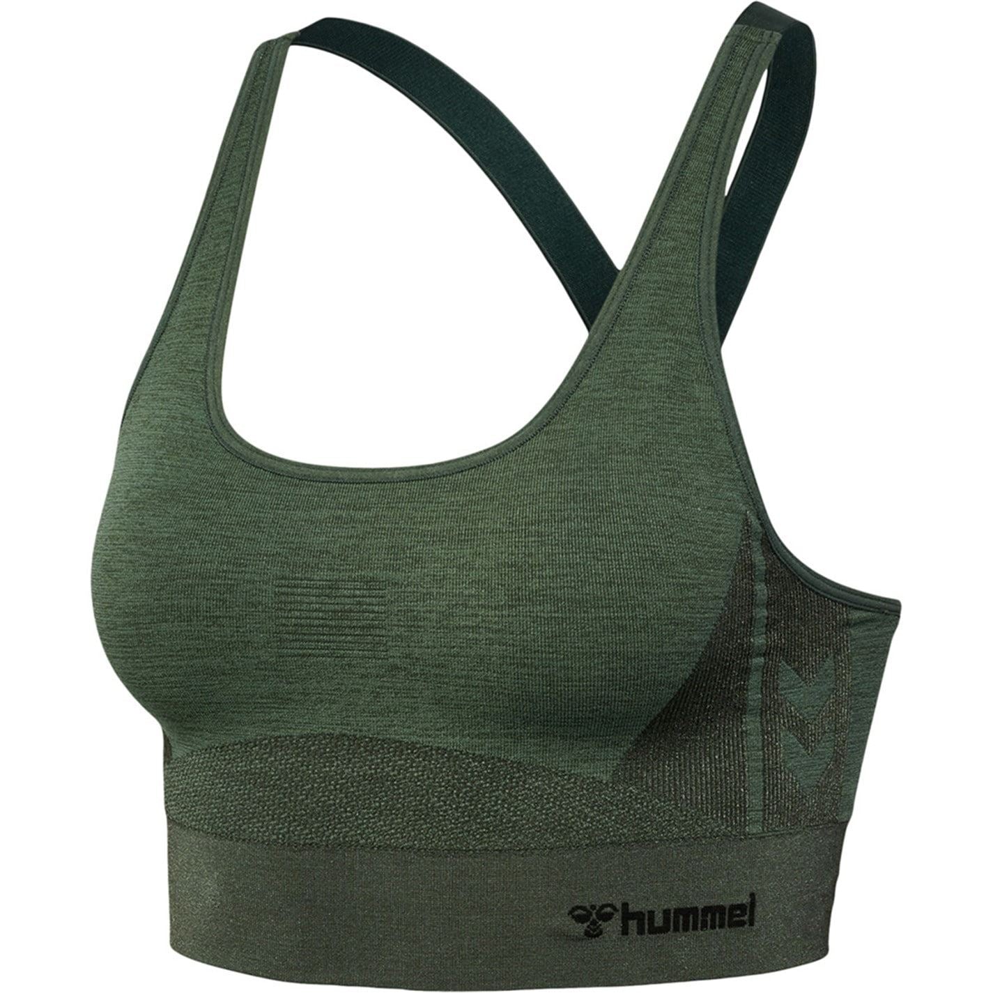 Hummel Womens Seamless Clear Medium Support Support Bra