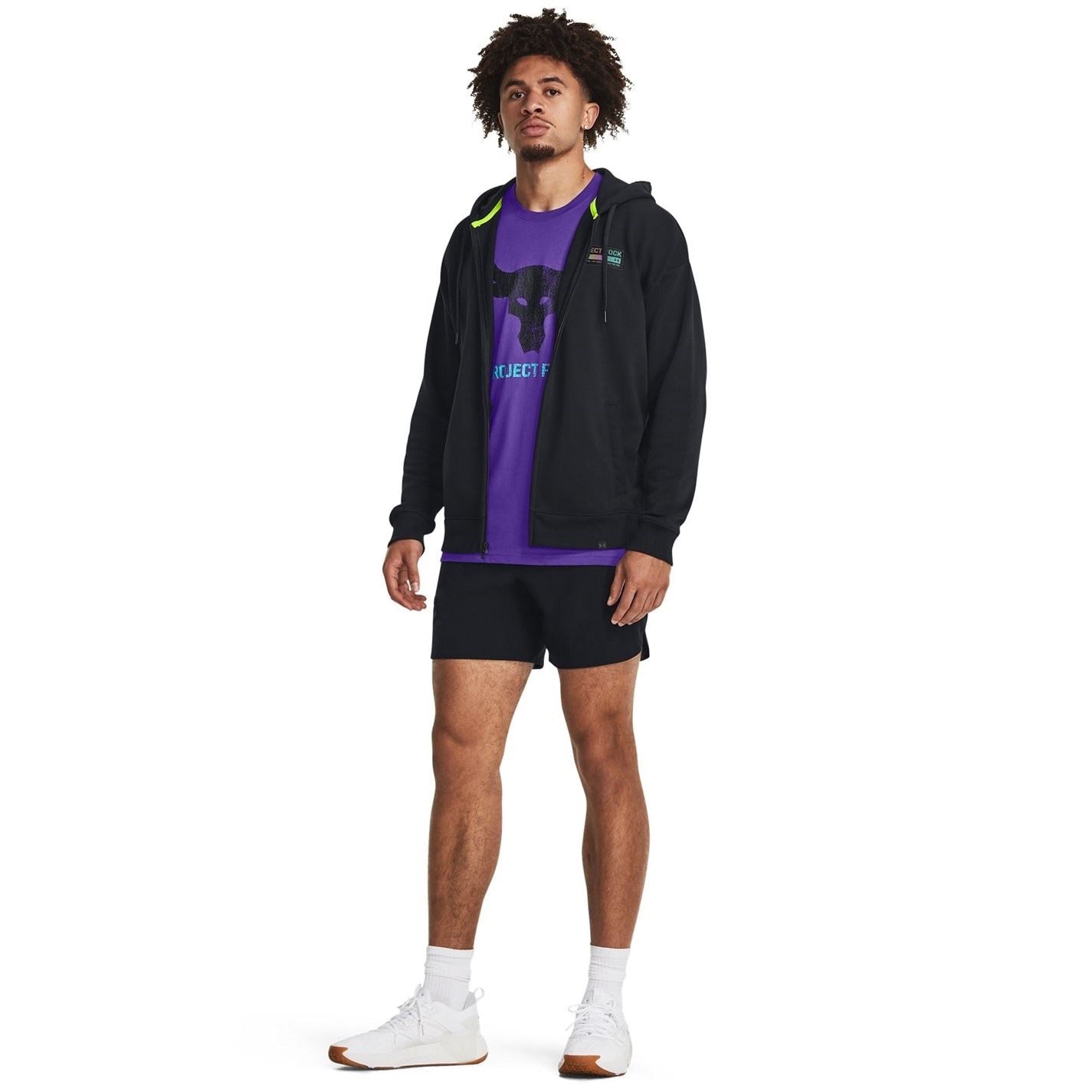 Under Armour Mens Armour Pjt Rock Hwt Terry FulL-Zip Fleece