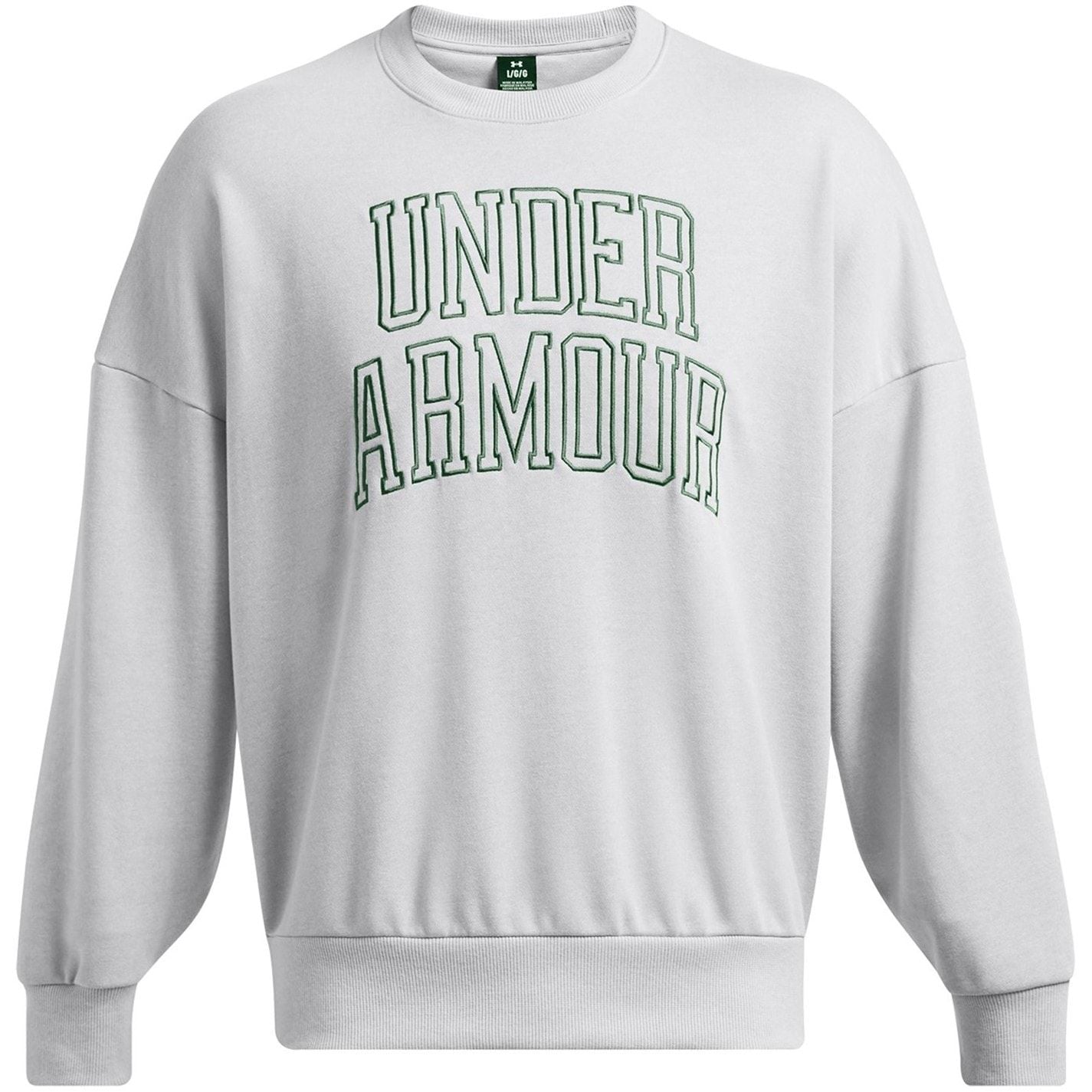 Under Armour Icon Crew Neck Ribbed Collar Long Sleeve Sweatshirt
