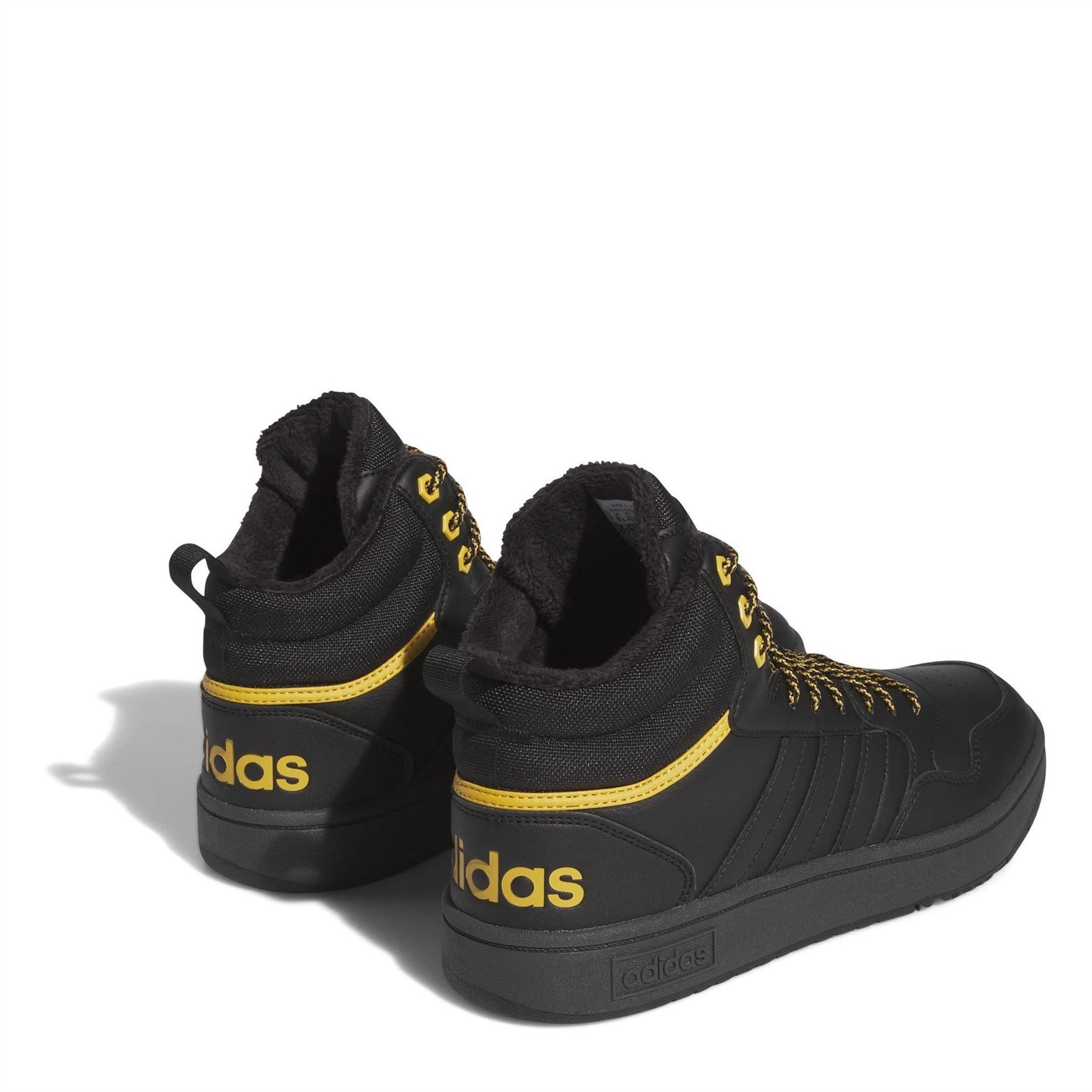 adidas Mens 3.0 Mid Lifestyle Basketball Classic Fur Lining Winterized Shoes