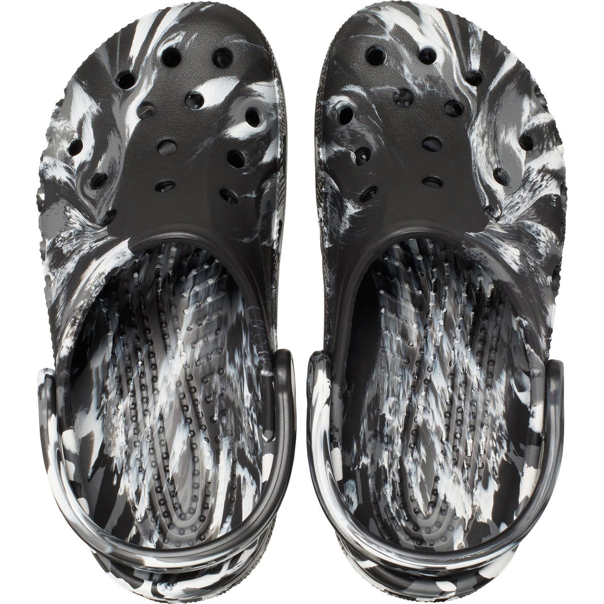 Crocs Baya Marble Patterned Clogs