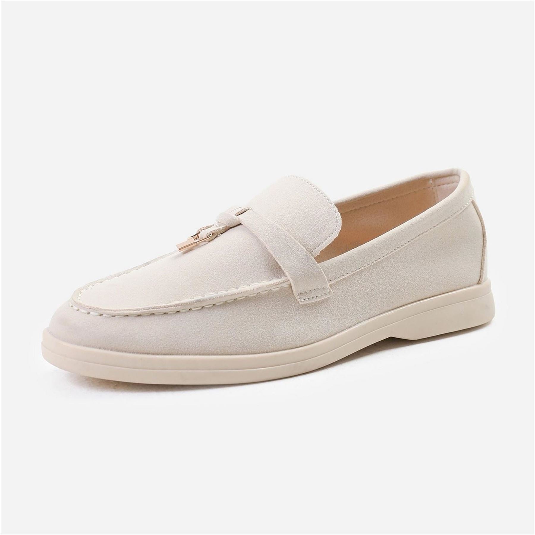 Wheres That From Pegasus Faux Suede Loafer Ladies