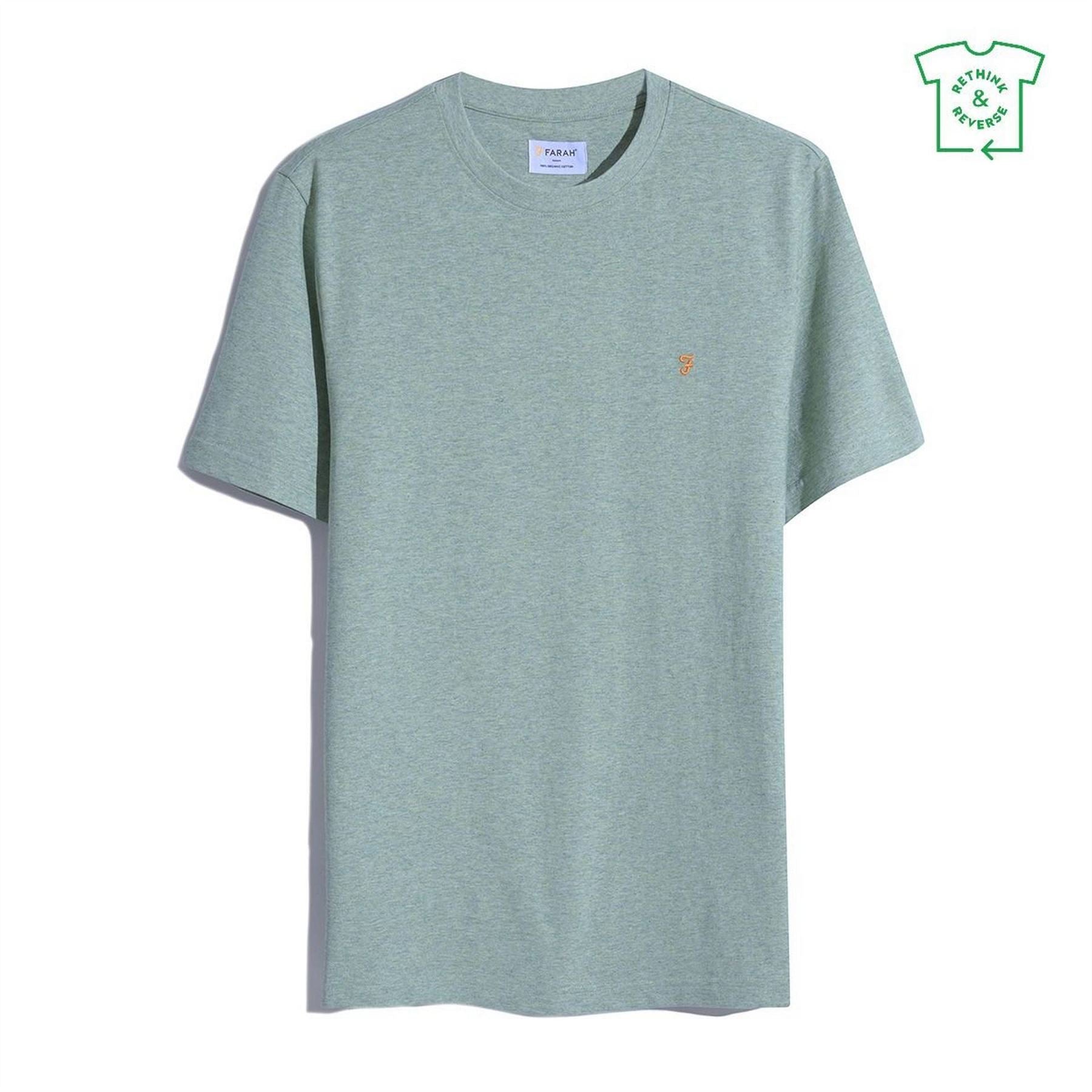 Farah Regular Fit Crew Neck Short Sleeve T-Shirt