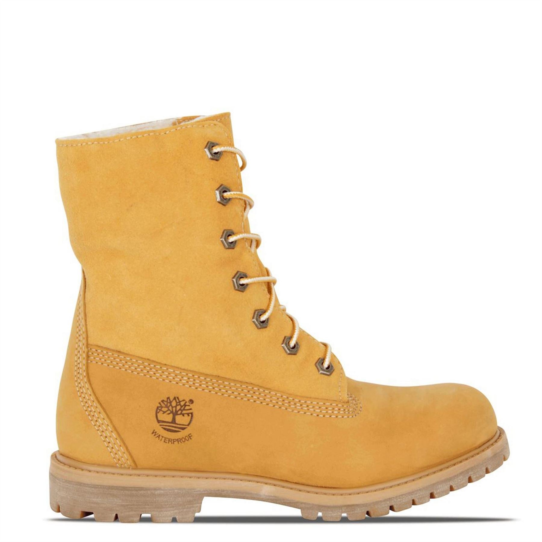 Timberland Authentic Mid Warm Lined Mid Height Hiker Rugged Boots