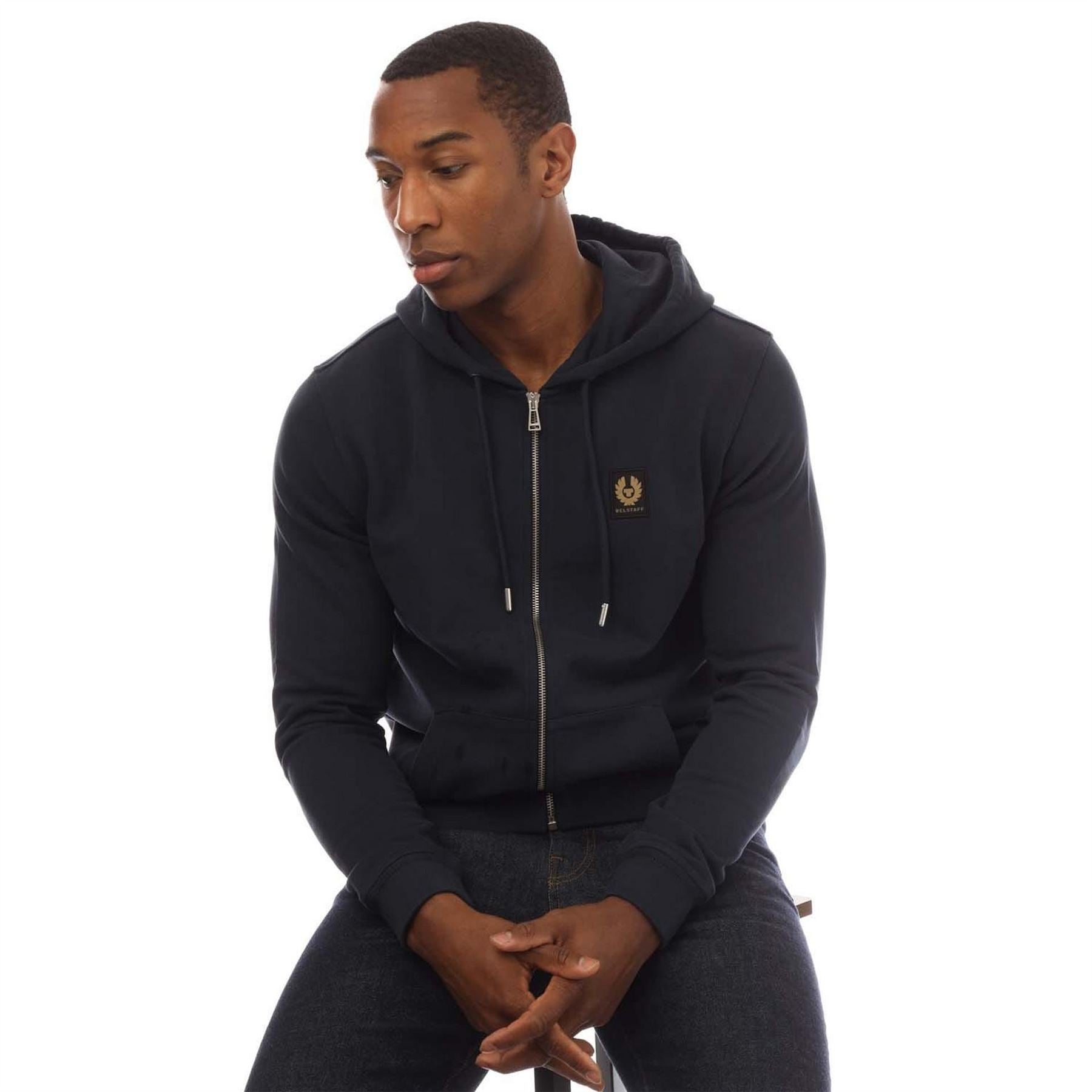 Belstaff Fleece Full Zip Hoodie