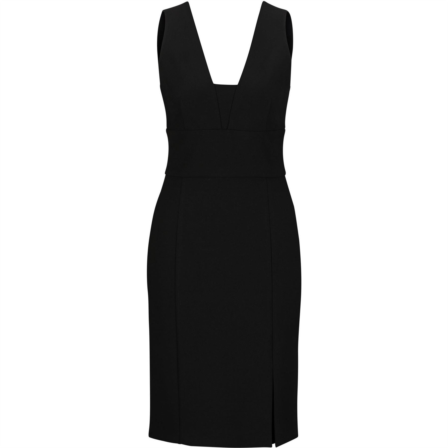 Boss Datuxa V-Neck Sleeveless Knee Length Dress