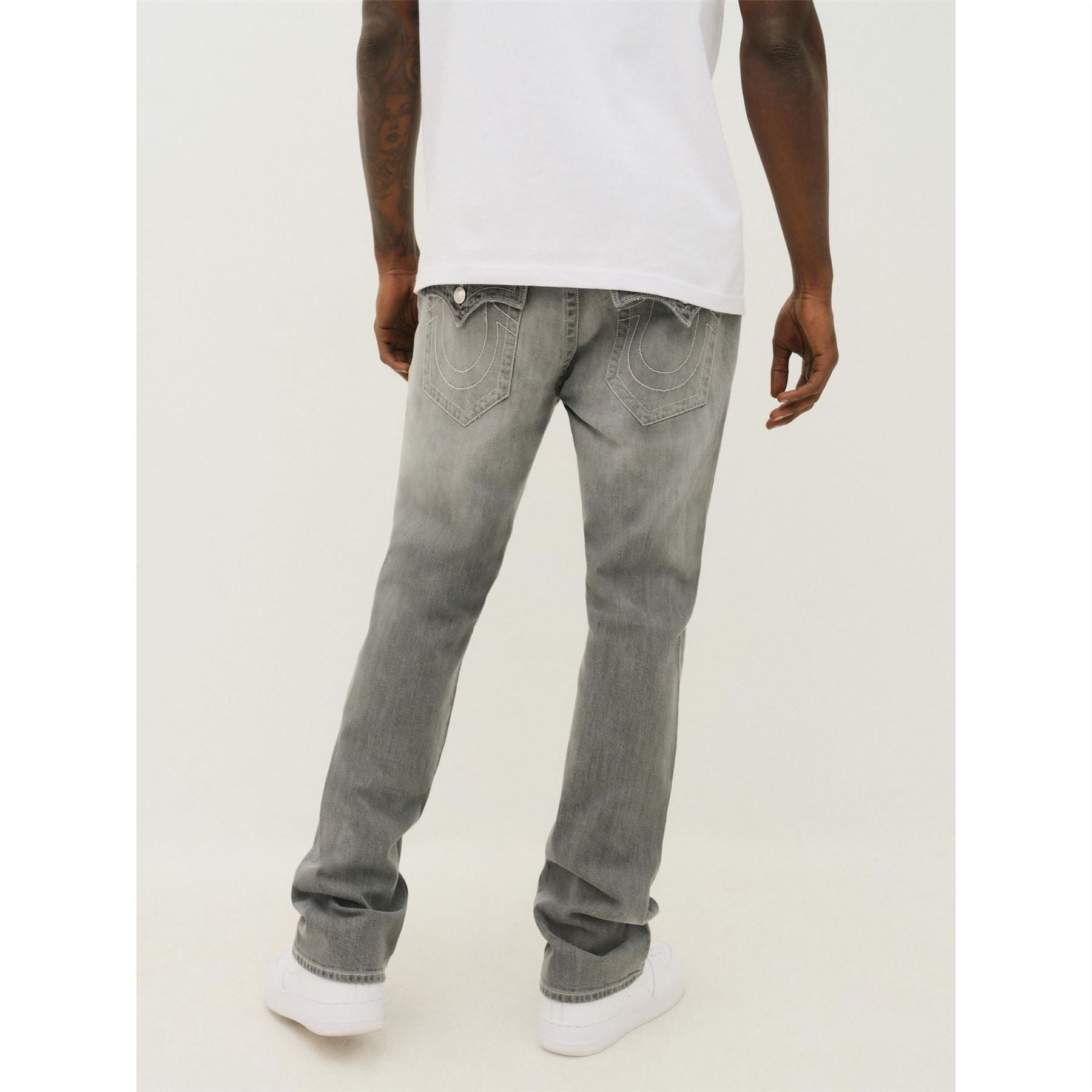 True Religion Single Needle Straight Jean