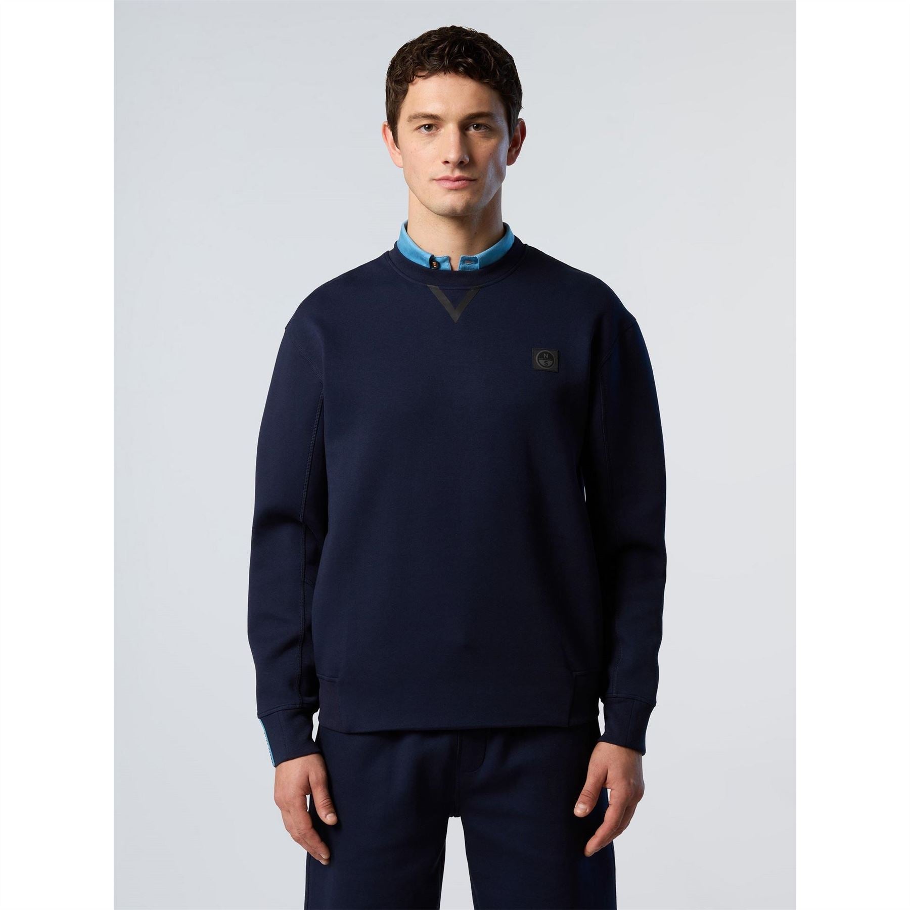 North Sails Regular Fit Crew Neck Logo Print Sweatshirt