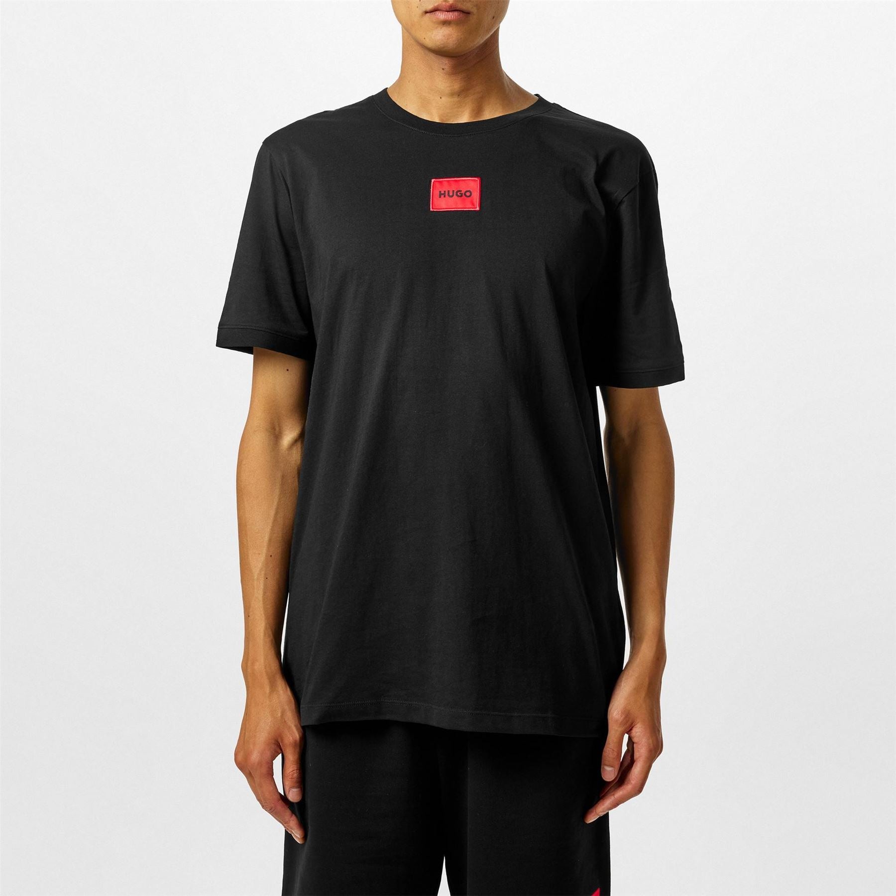 Hugo HUGO Diragolino Contemporary T Shirt with Logo Detail