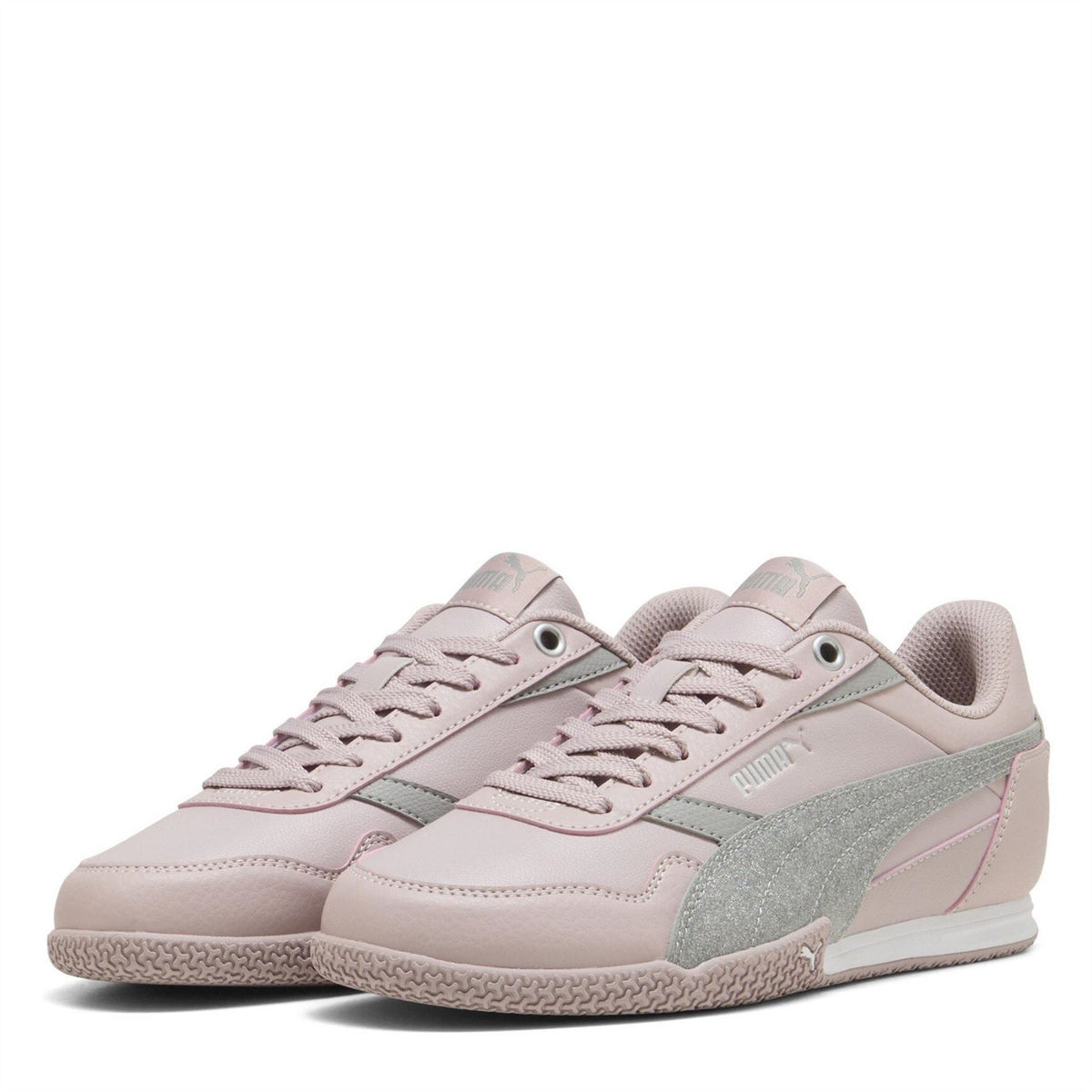 Puma Bella D Glitter Canvas Low Top Sneakers