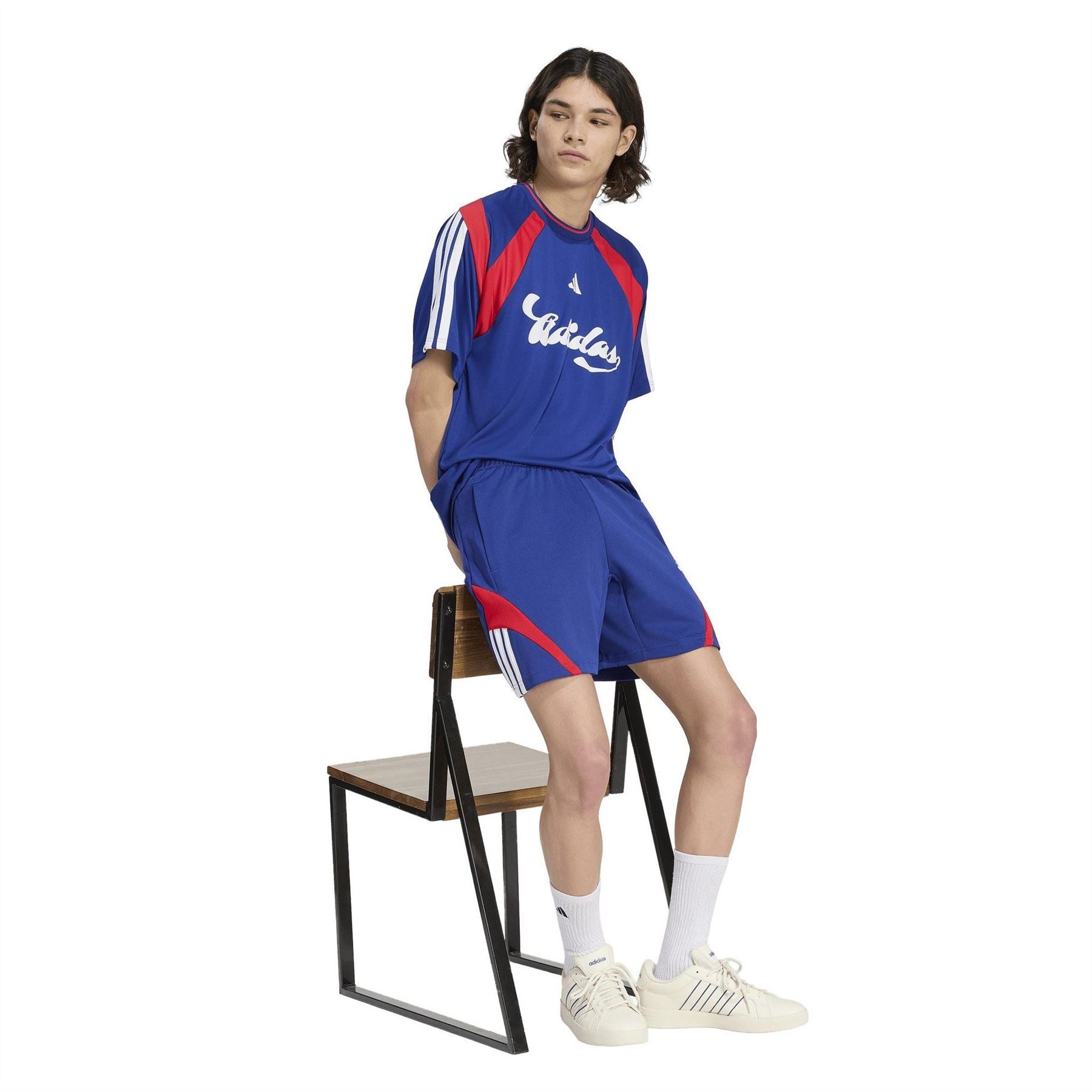adidas HOT Crew Neck Short Sleeve Raglan Baseball T-Shirt