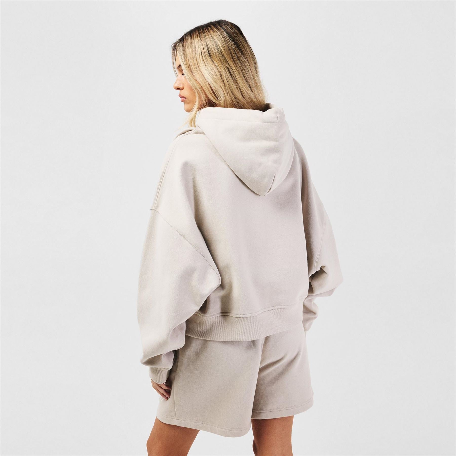 Jack Wills Cropped Hooded Relaxed Fit Sweatshirt