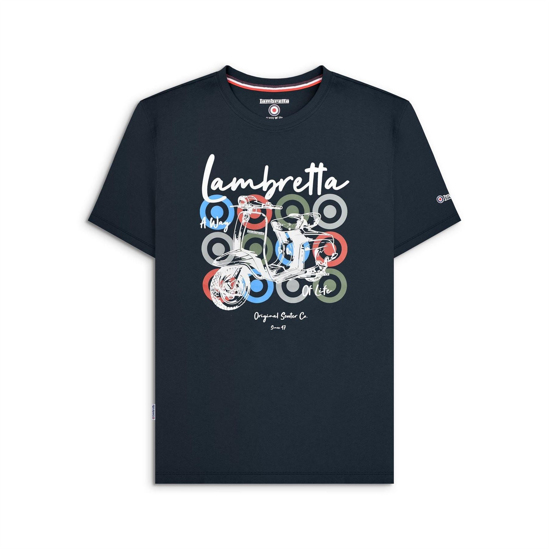 Lambretta Regular Fit Crew Neck T-Shirt