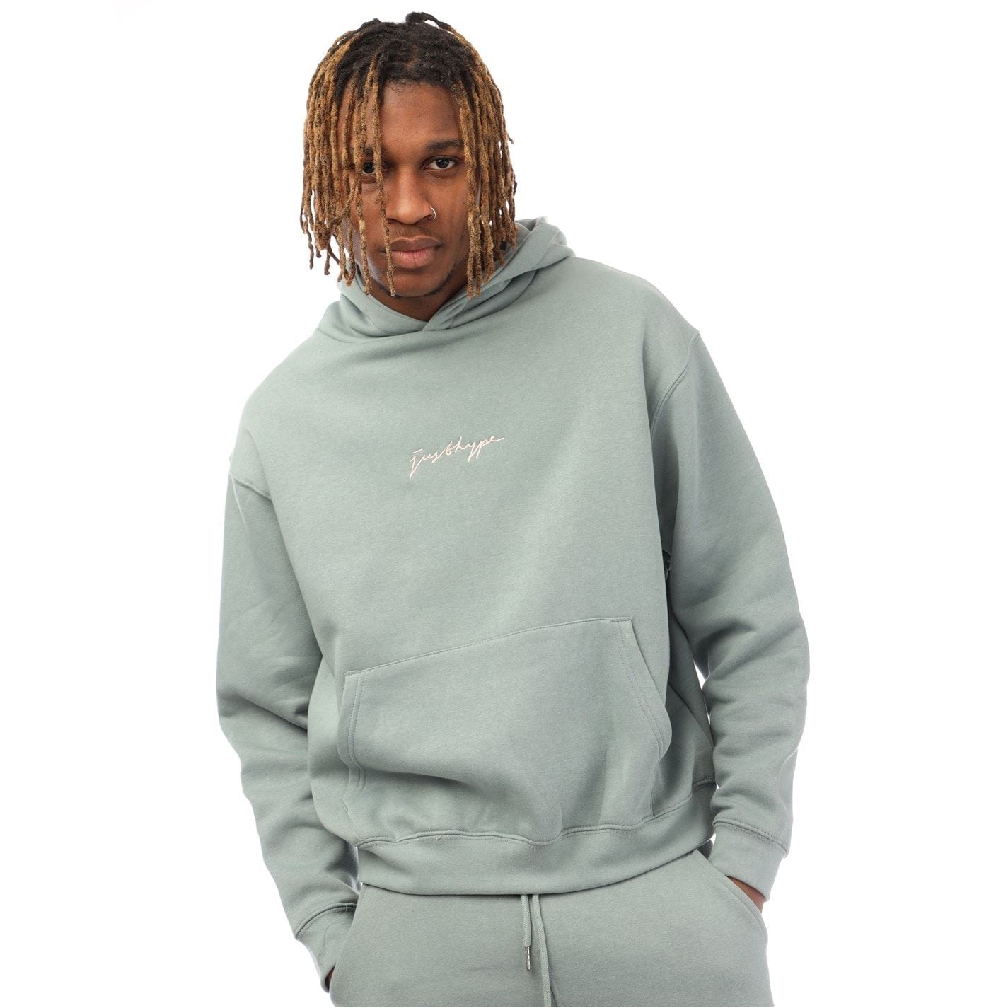 Hype Hooded Lettering Regular Fit Sweatshirt