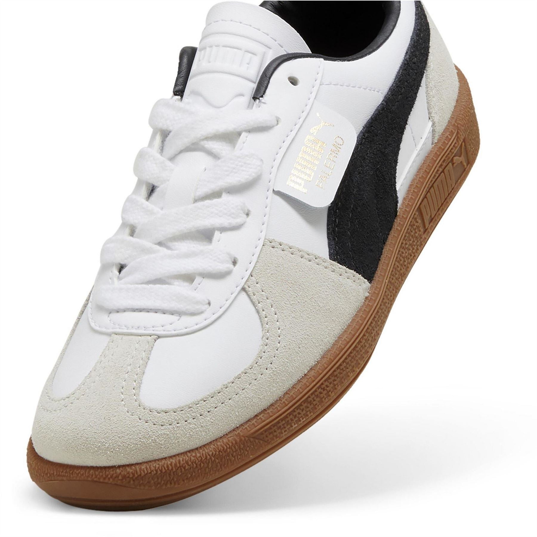 Puma Palermo Leather Jr Low Top Trainers Boys