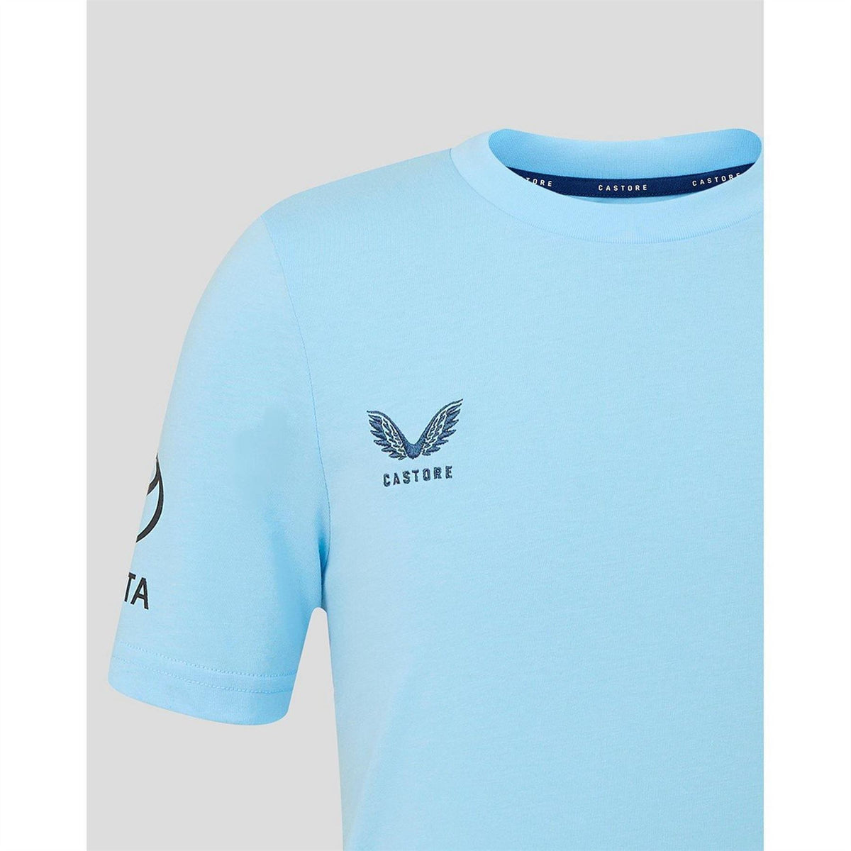 Castore Kids 26 27 England Cricket Crew Neck T-Shirt
