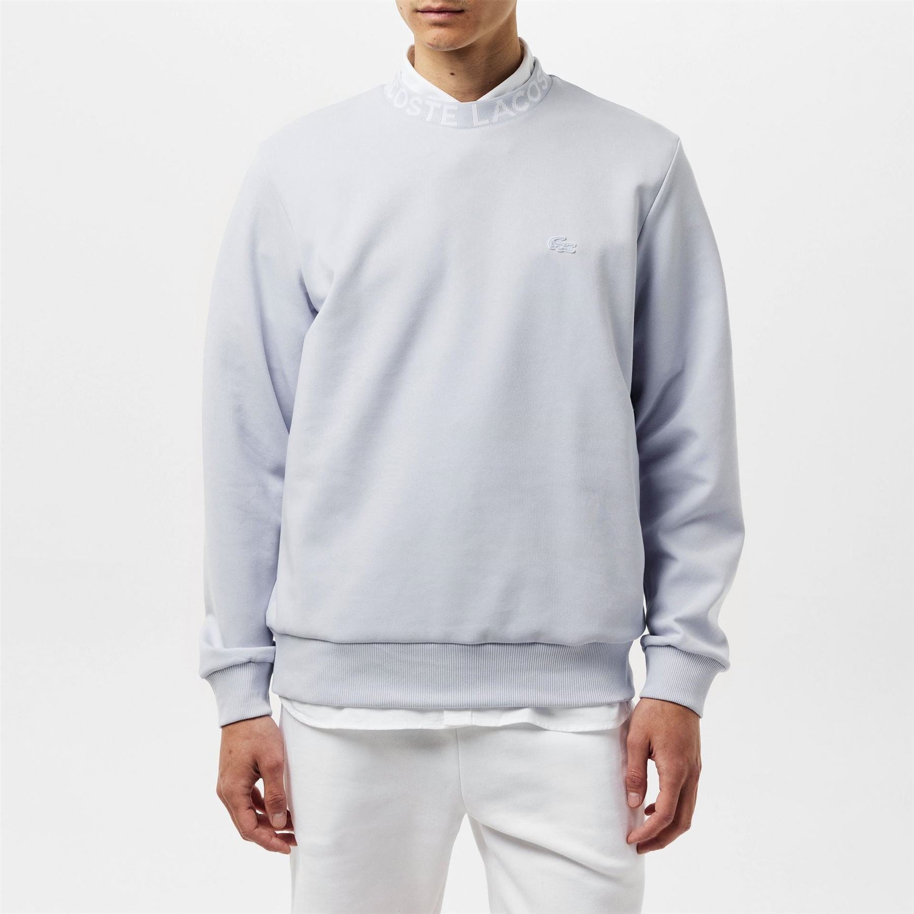 Lacoste Mock Neck Lacoste Lettering Sweatshirt