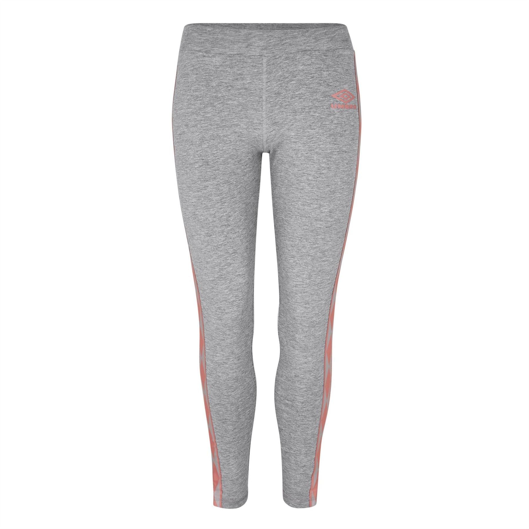 Umbro Womens Diamond Cotton Taped Leggings