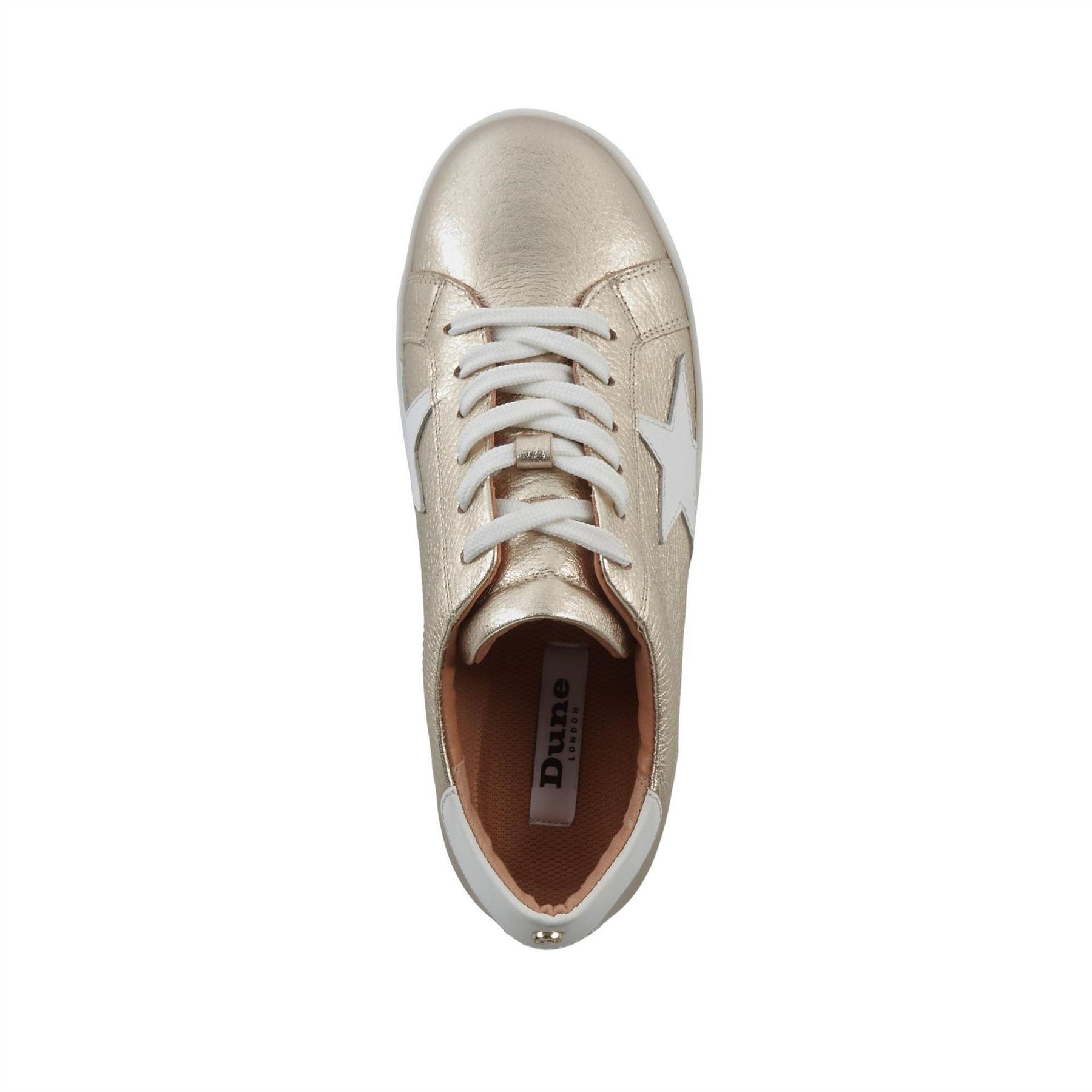 Dune London Lo Edriss LD99 Star Patterned Canvas Low Top Sneakers