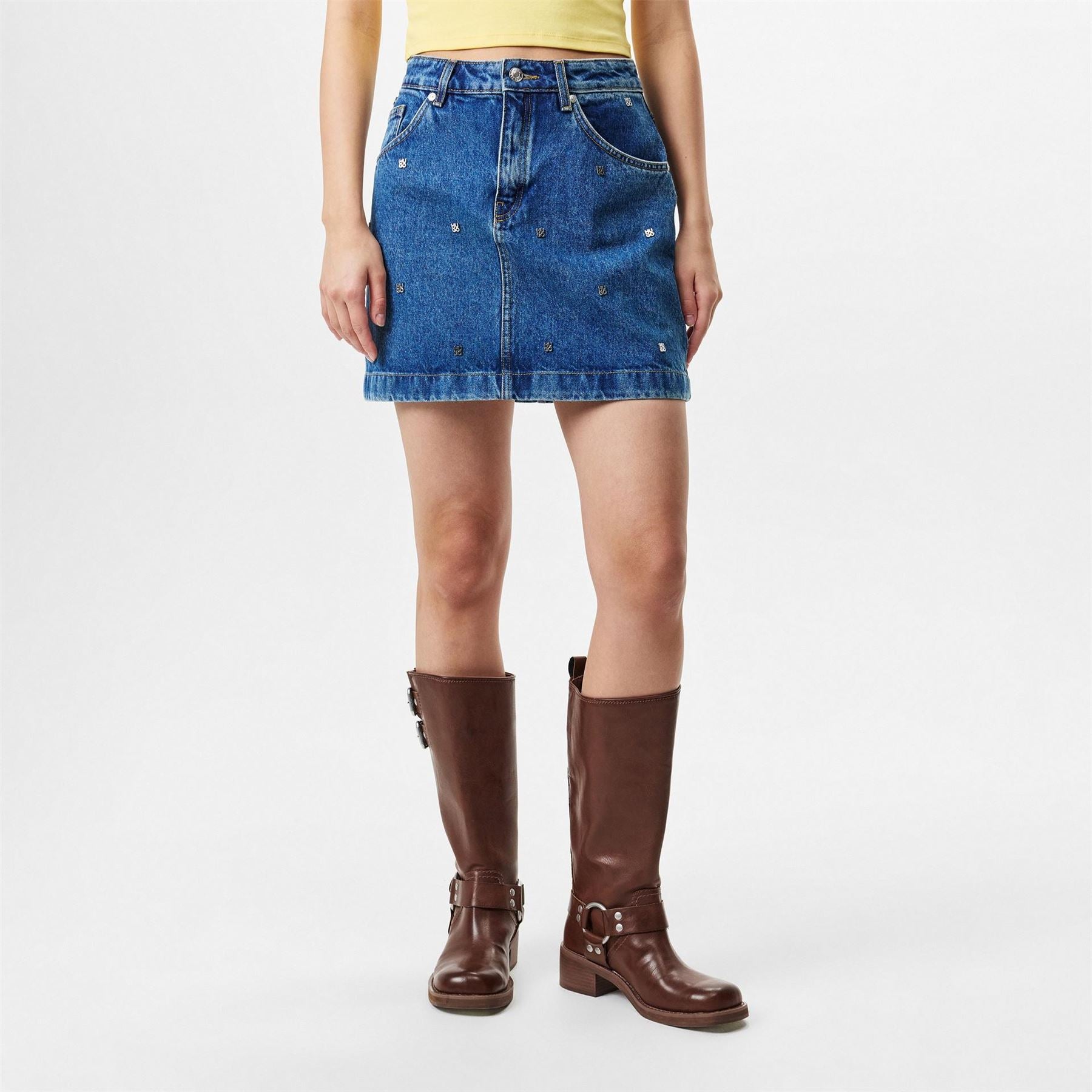 Hugo Denim Mini Skirt