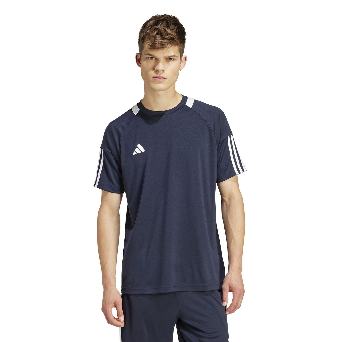 adidas Mens Classic 3 Stripe Sereno T-Shirt
