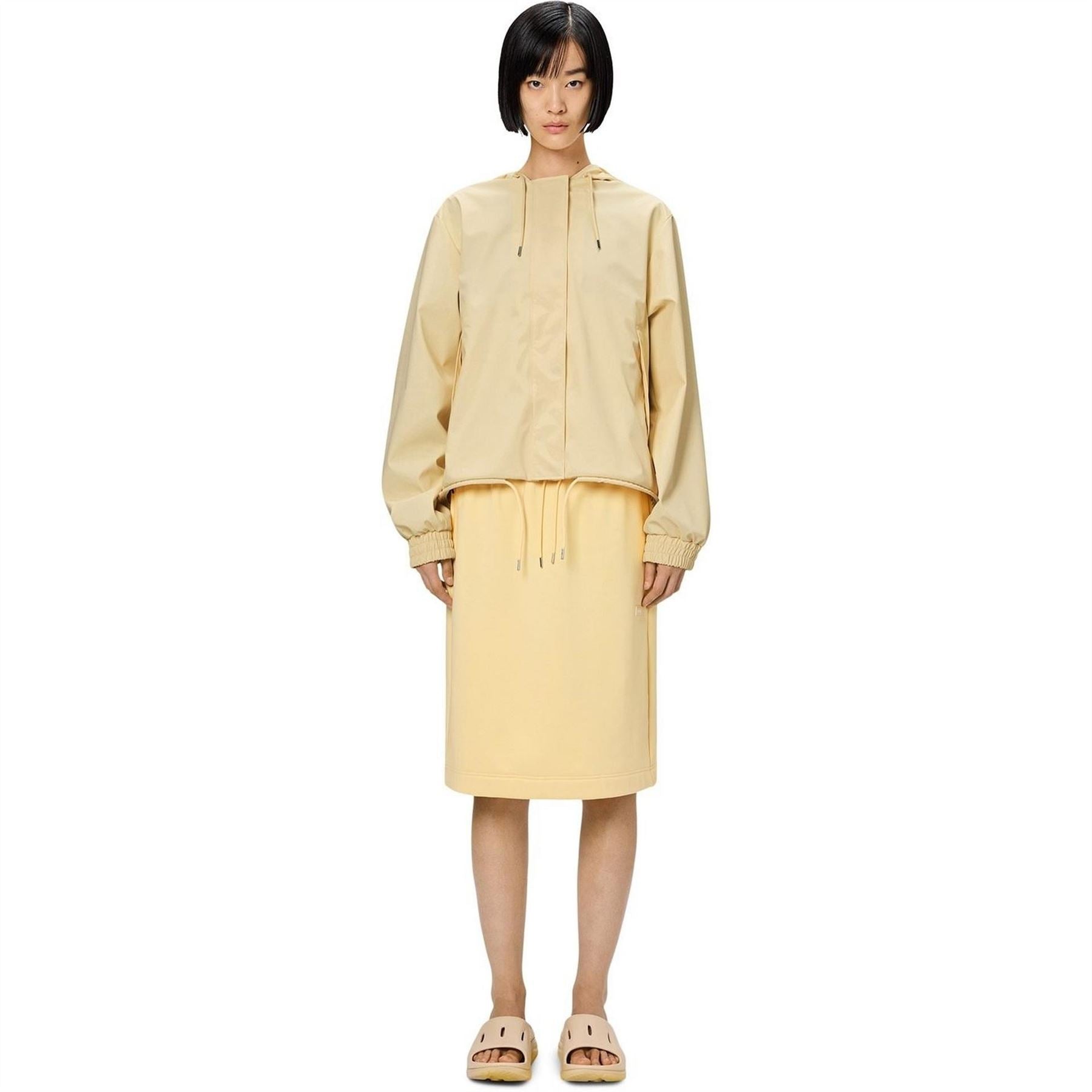 Rains Hooded Relaxed Fit Windbreaker Jacket