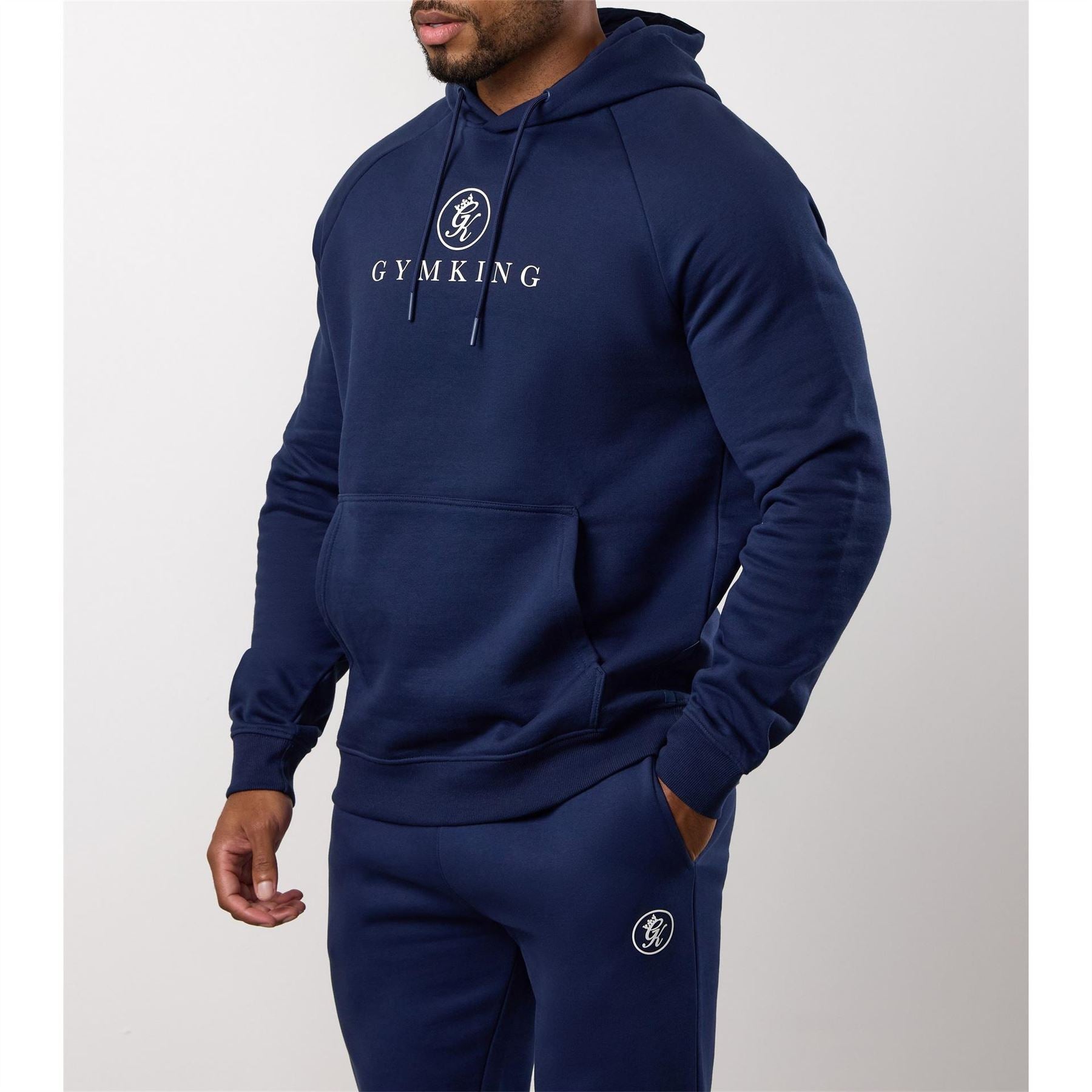 Gym King Pro Cotton Long Sleeve Over The Head Hoodie