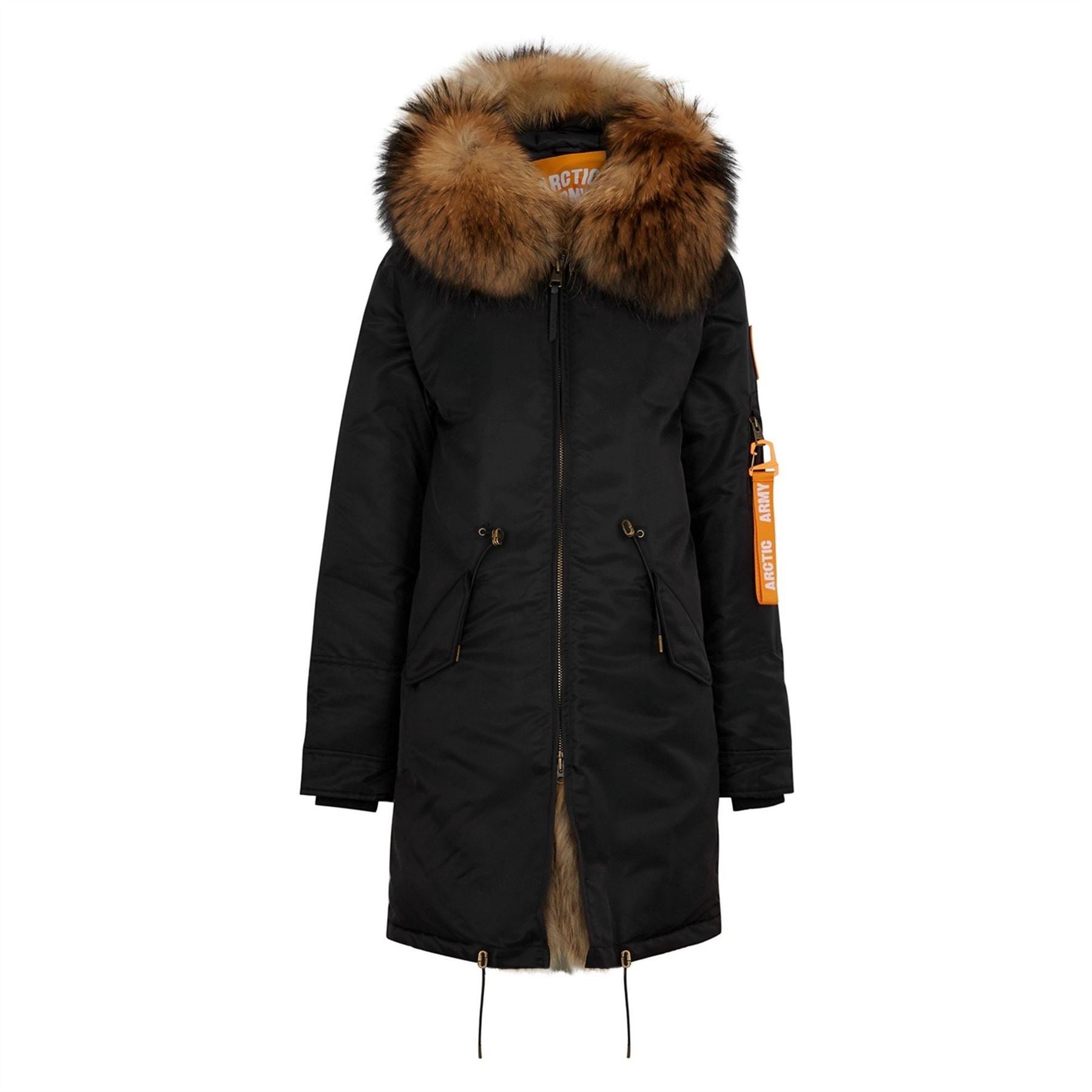 Arctic Army Luxe Long Fur Lined Parka