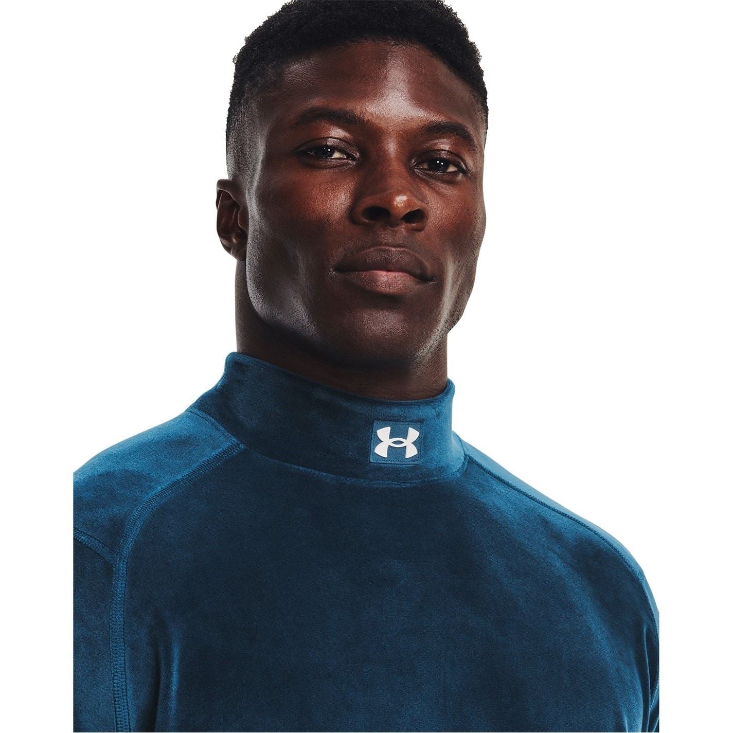 Under Armour Mock Neck Relaxed Fit Sweatshirt
